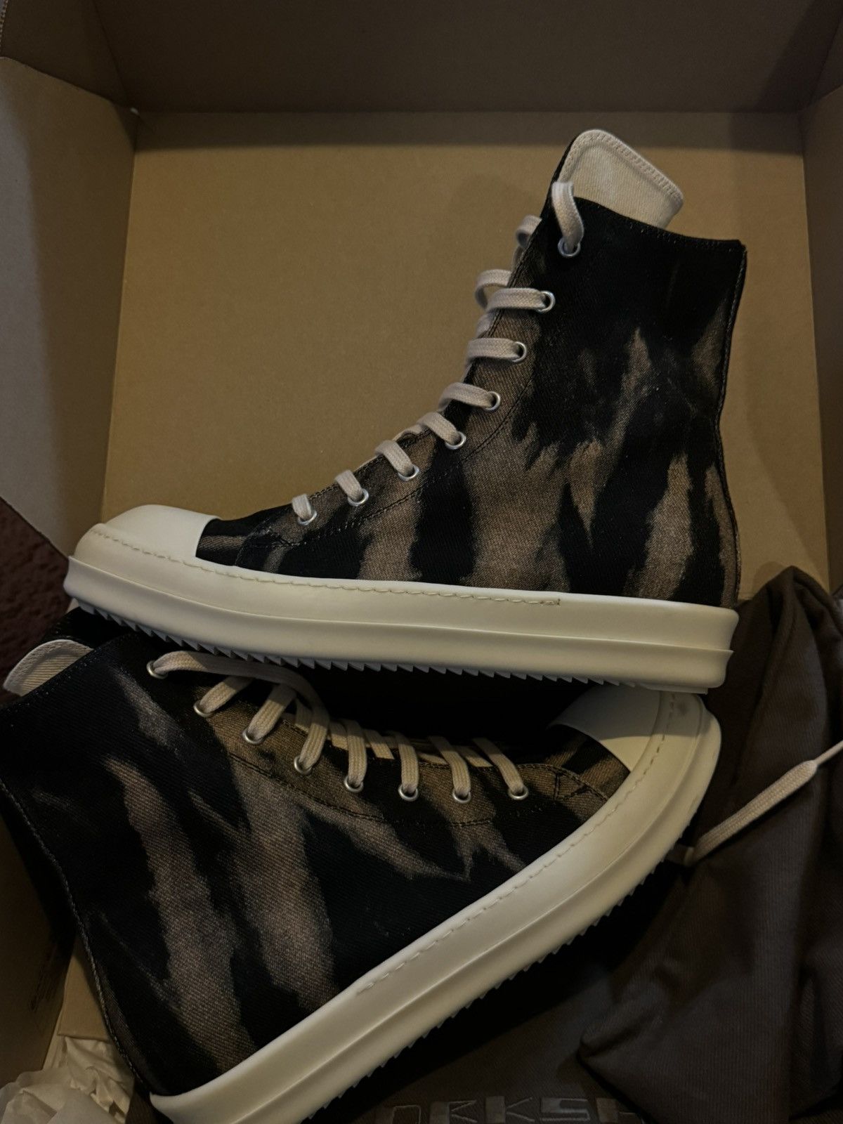 Rick Owens rick owens terra high sneakers Size US 8 / EU 41 - 2 Thumbnail