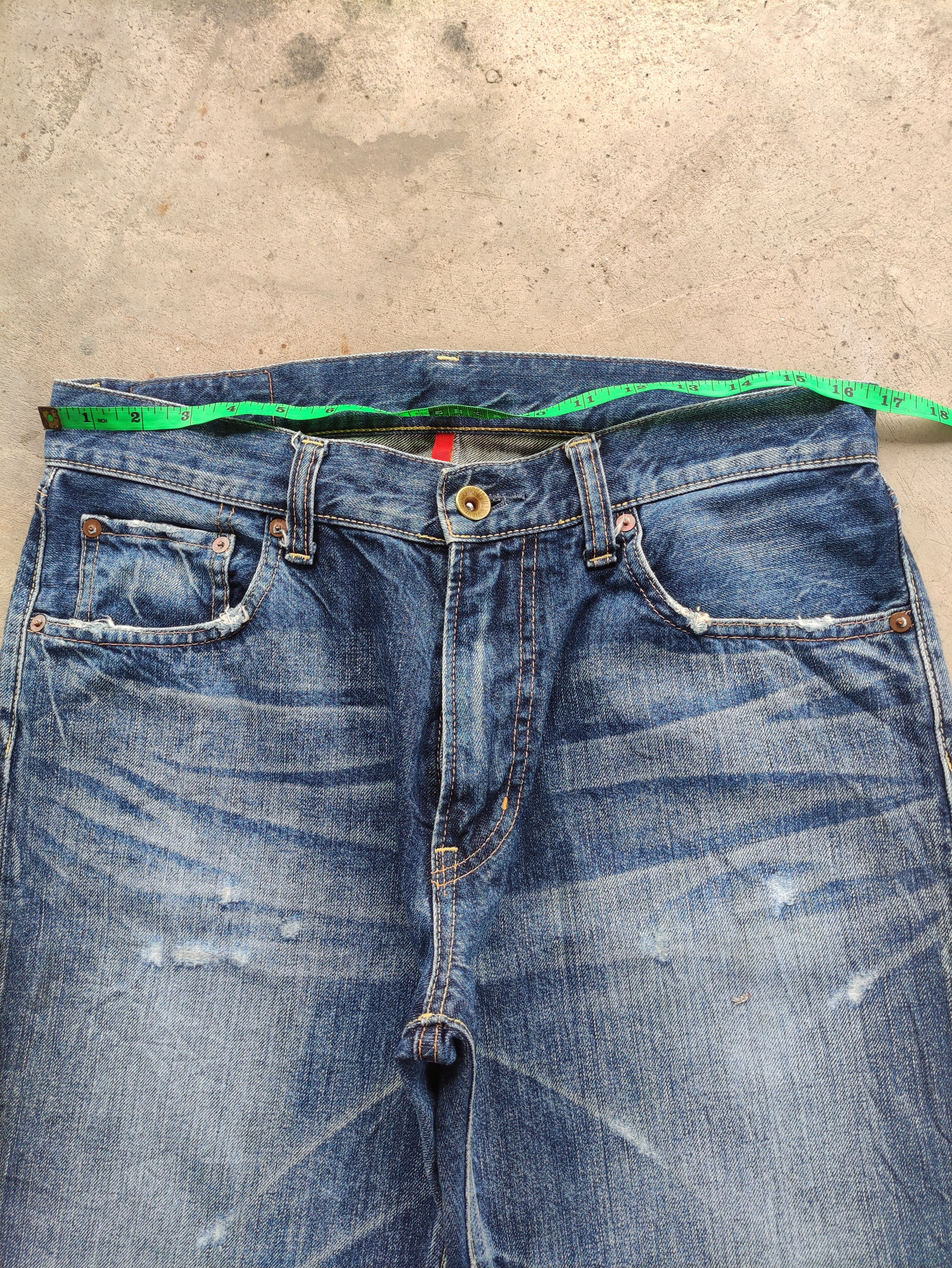 Japanese Brand Vintage Japanese Jean Baggy Distressed Faded Denim Size US 34 / EU 50 - 6 Thumbnail