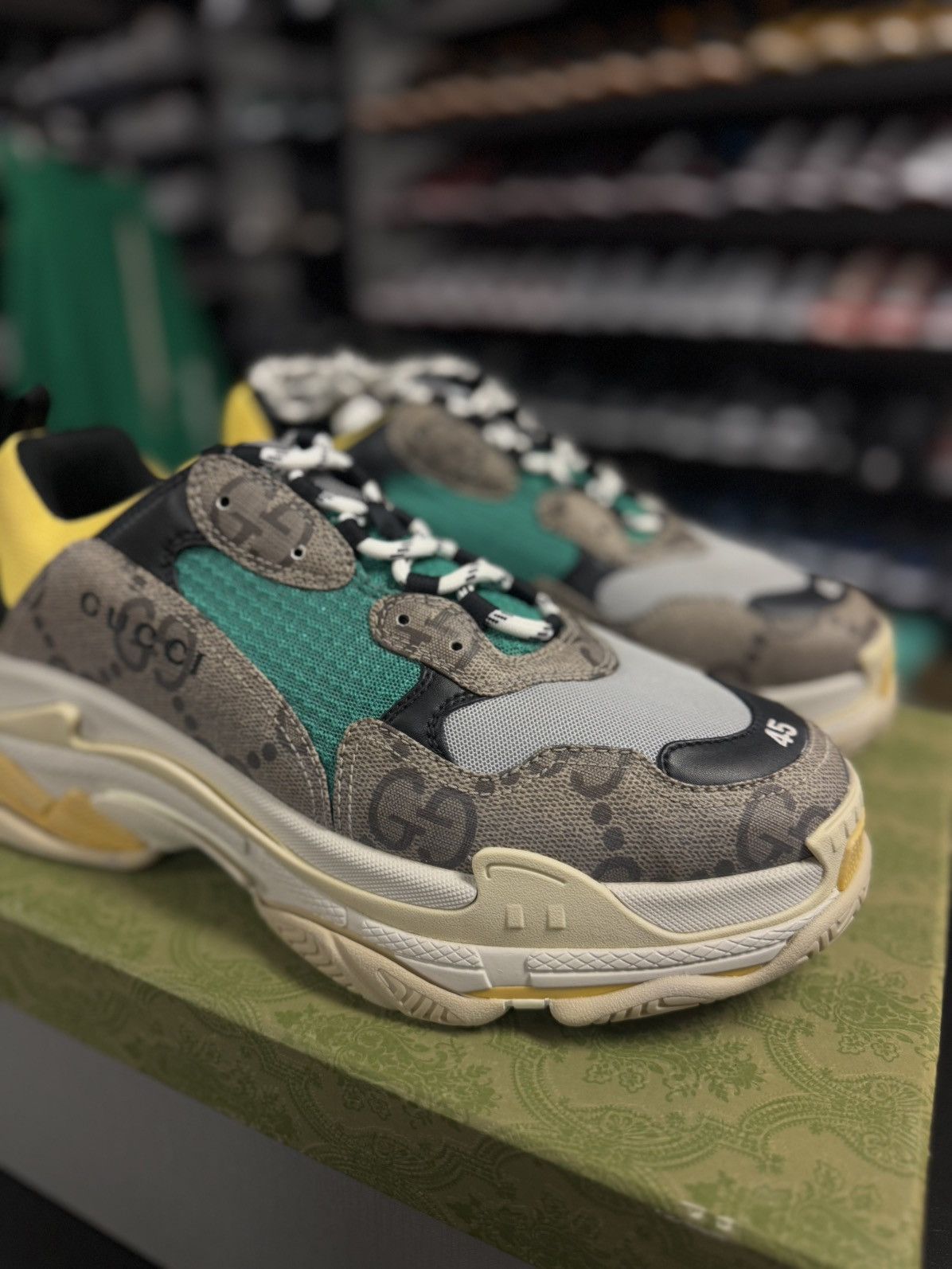 Balenciaga × Gucci 45EU/12US Gucci Balenciaga Triple S The Hacker Project Size US 12 / EU 45 - 3 Thumbnail