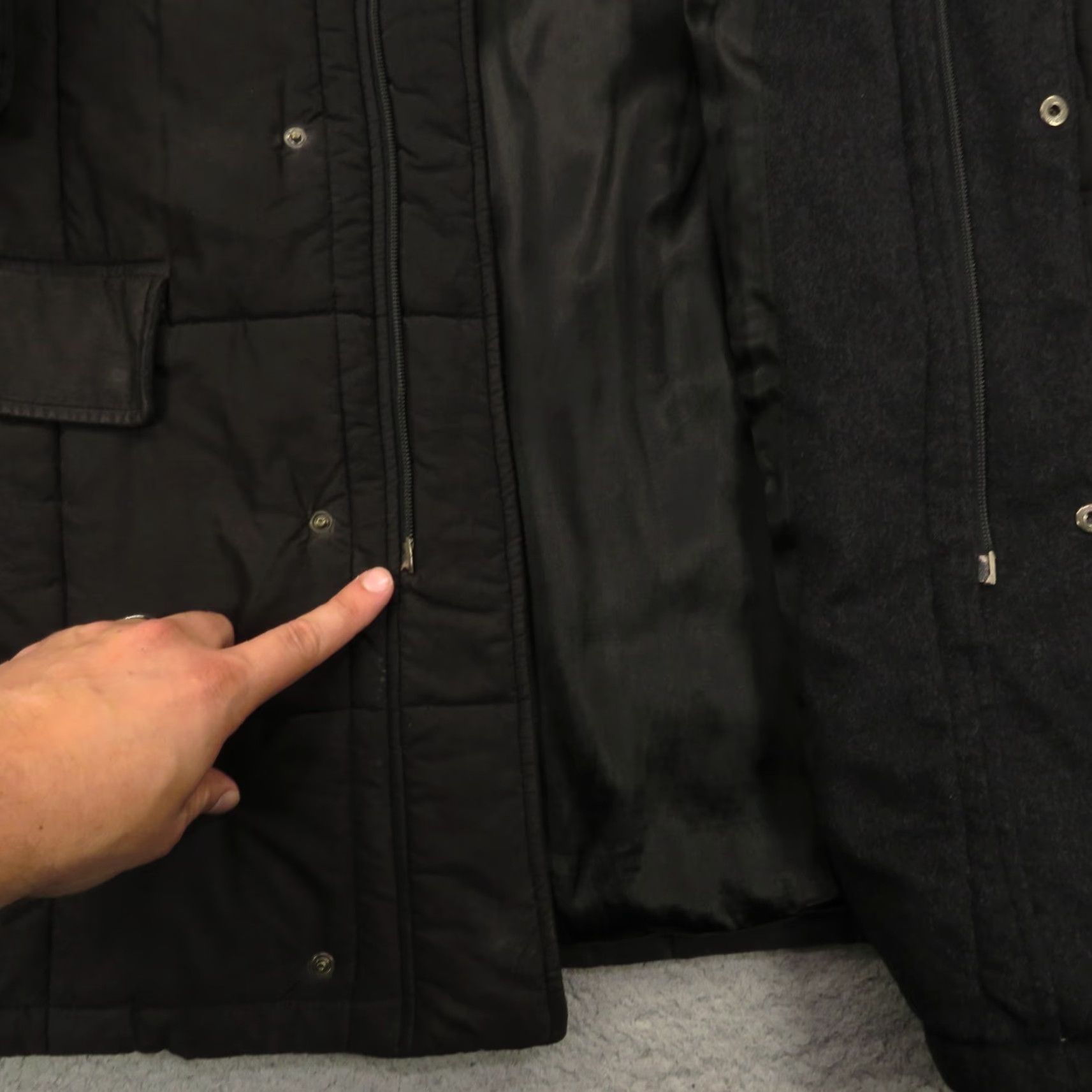 Canali Canali Coat 56 (46R) Cashmere Wool Quilt Lined Rain Puffer Towne Field Jacket Coat Shirt? Size US S / EU 44-46 / 1 - 3 Thumbnail