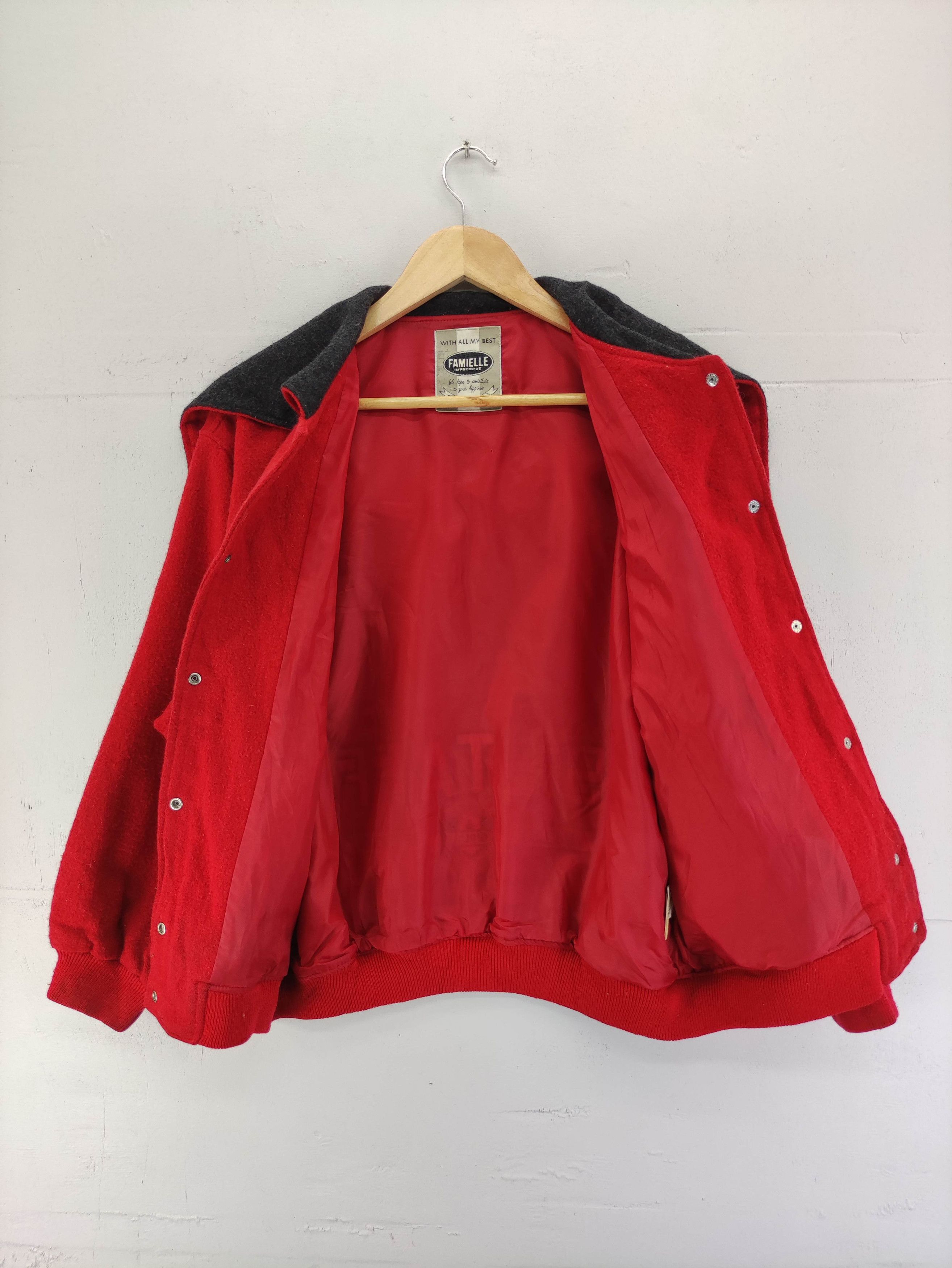 Japanese Brand Vintage Famielle Varsity Jacket Snap Button Size US M / EU 48-50 / 2 - 7 Thumbnail