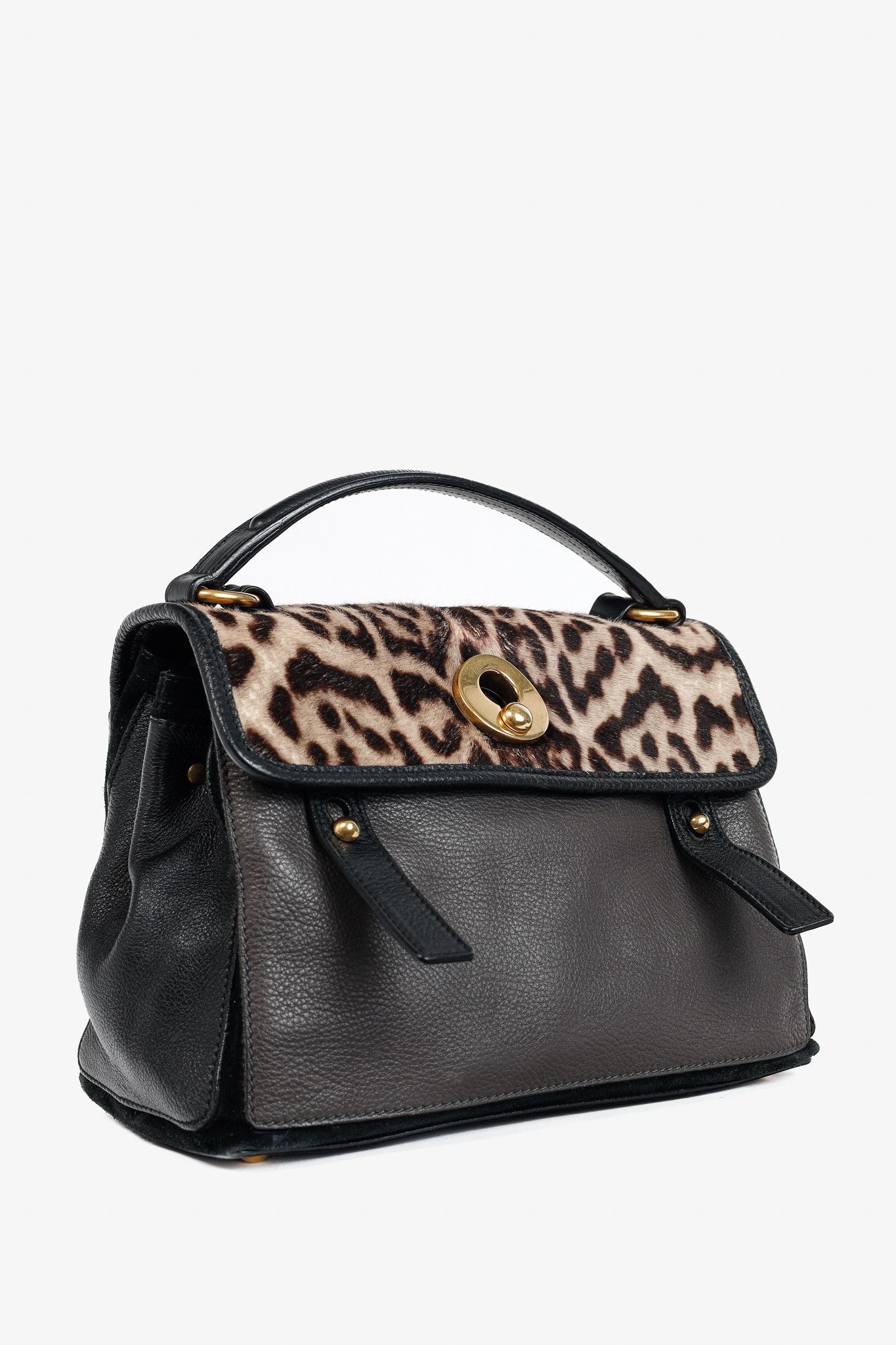 Yves Saint Laurent Yves Saint Laurent Small Muse II Leopard-Calf Hair Bag Size ONE SIZE - 2 Thumbnail