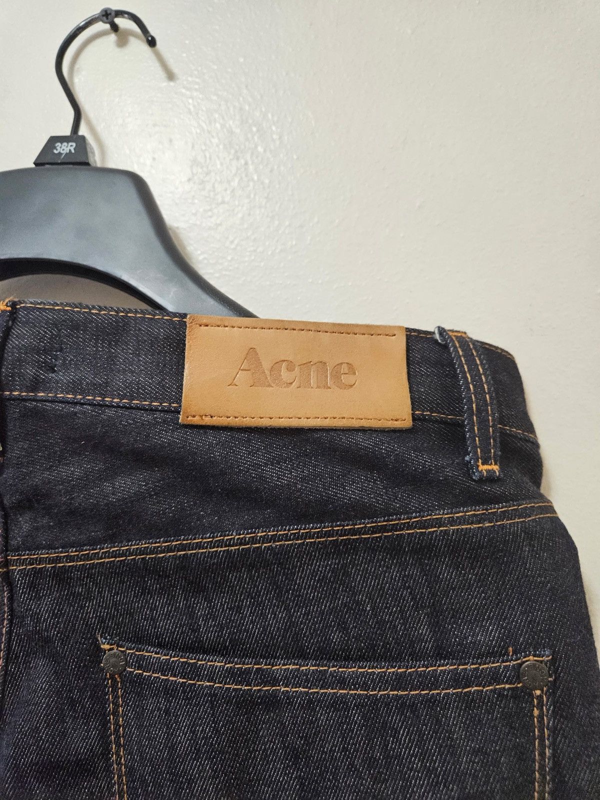 Acne Studios Max Raw Blue Denim Jeans Size US 30 / EU 46 - 2 Thumbnail