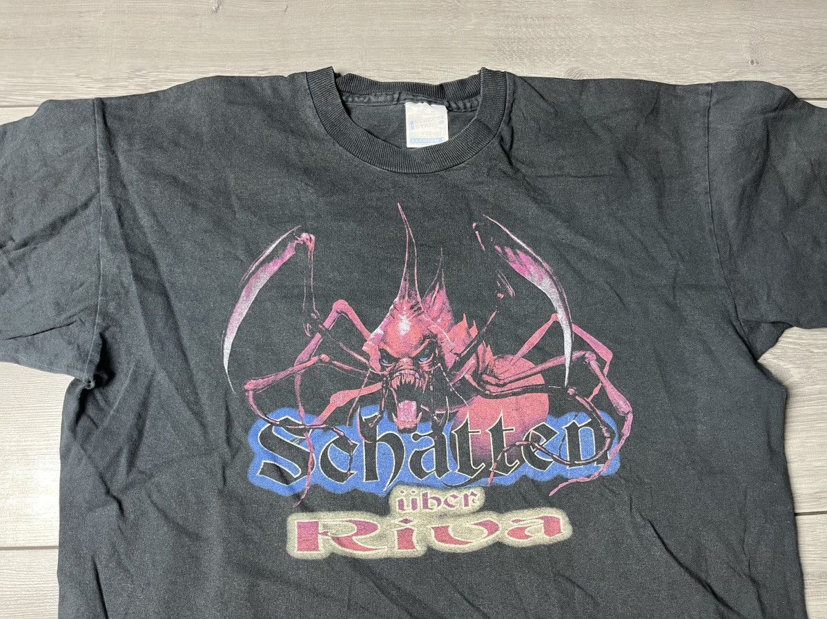 Band Tees RARE VINTAGE 90s SOHATTEN UBER RIVA TSHIRT Size US XL / EU 56 / 4 - 3 Thumbnail
