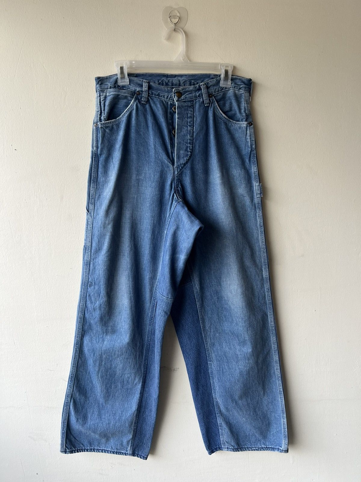 Orslow Orslow X Sunny Side Up Japan Reconstruct Baggy Denim Jeans Size US 30 / EU 46 - 5 Thumbnail