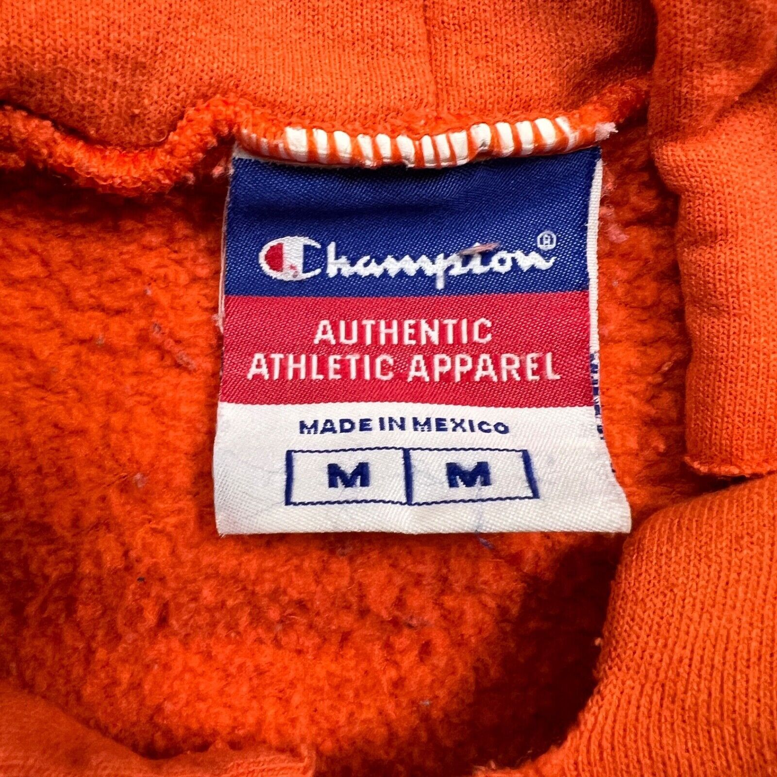 Champion × Vintage Champion Hoodie Authentic Script Distress Hooded Sweatshirt Size US M / EU 48-50 / 2 - 5 Thumbnail