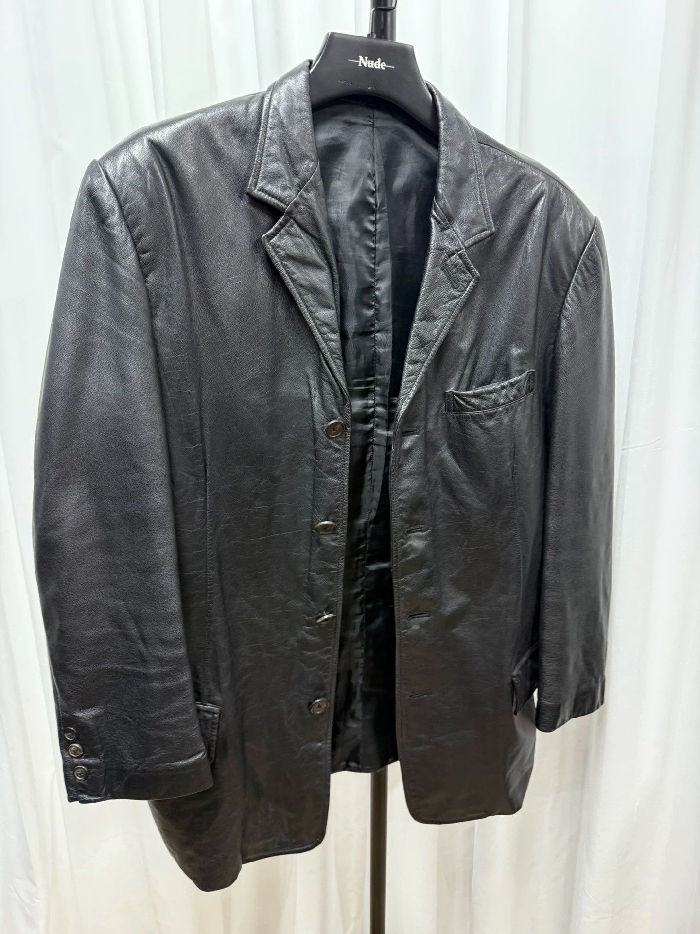Yohji Yamamoto Yohji Yamamoto Blazer with Large Shoulder Pads Size US M / EU 48-50 / 2 - 7 Thumbnail
