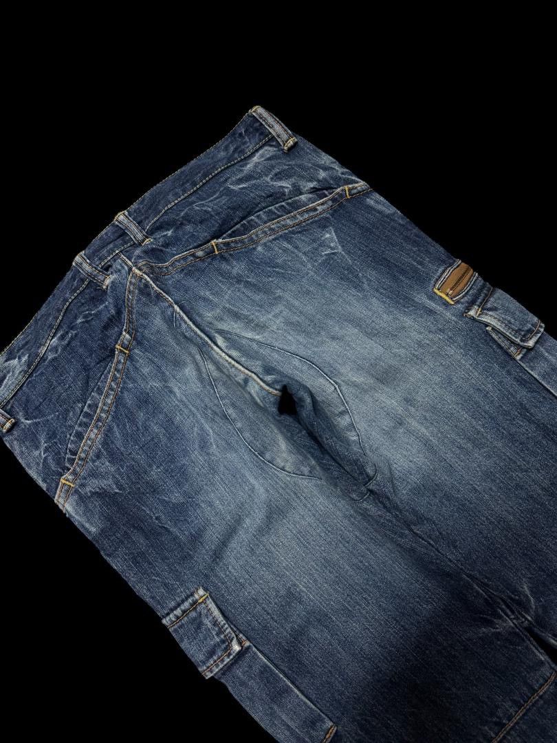 SICK Vintage Kurashiki Eternal Kapital Whisker Cargo Jeans