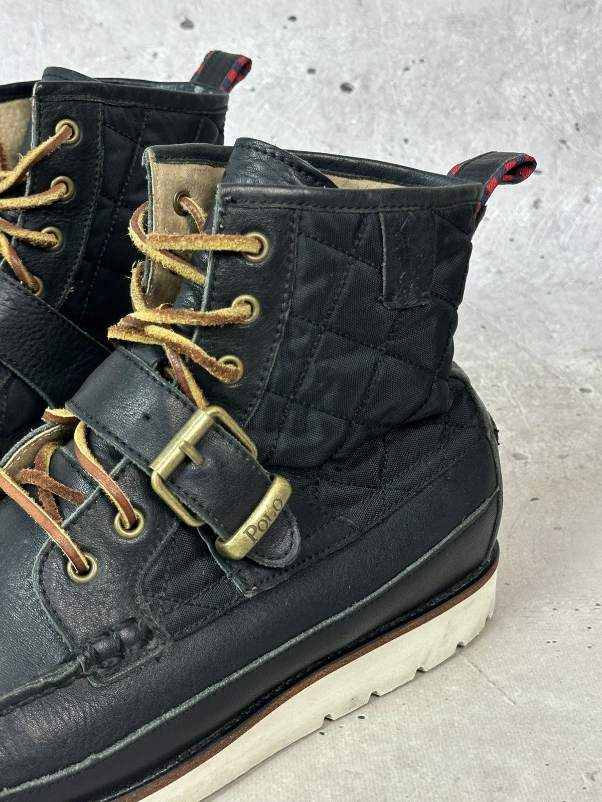 Ralph Lauren Vintage Polo Ralph Laurent Saddle Worth Buckle Leather Boots Size US 9 / EU 42 - 4 Thumbnail