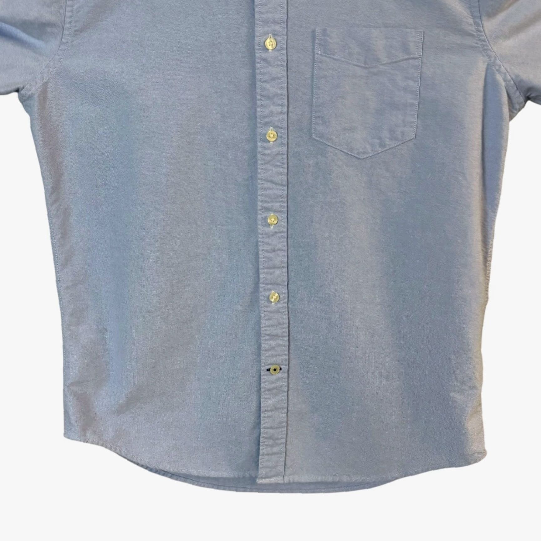 American Eagle Outfitters American Eagle Outfitters Shirt Adult Medium Blue Button-Down 100% Cotton Classic Fit Mens City Preppy Solid Size US M / EU 48-50 / 2 - 6 Thumbnail