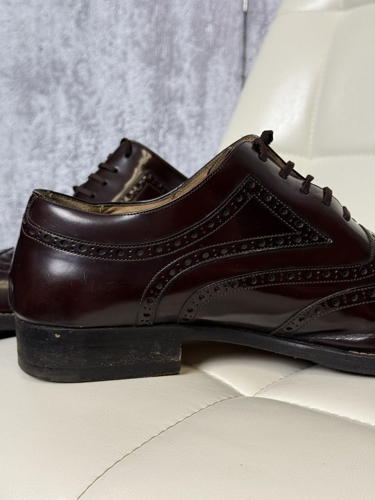 Gucci Gucci Leather Brogue Oxford Dress Shoes Men’s Size 46E Size US 13 / EU 46 - 8 Thumbnail