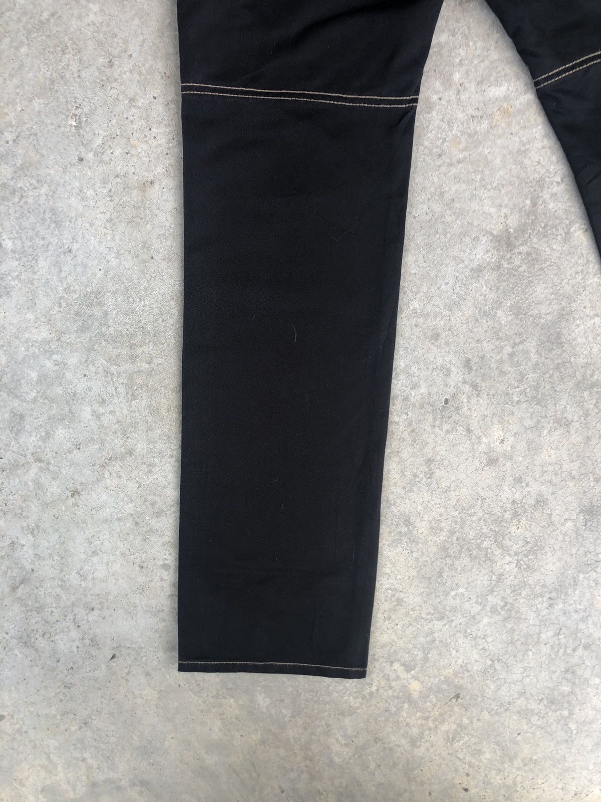 PPFM Japanese PPFM Double Waist Distressed Jeans Size US 31 - 12 Thumbnail