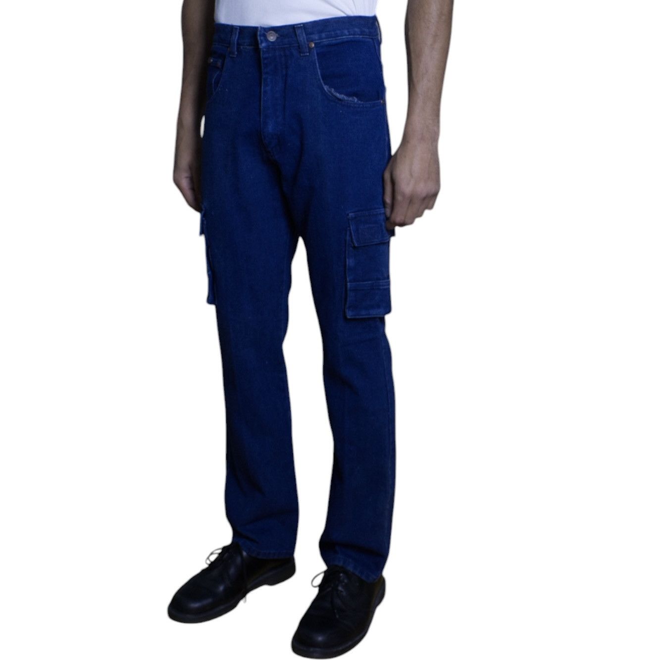 Edwin Vintage 70s Edwin Limited Edition Denim Cargo Jeans Size US 30 / EU 46 - 4 Thumbnail