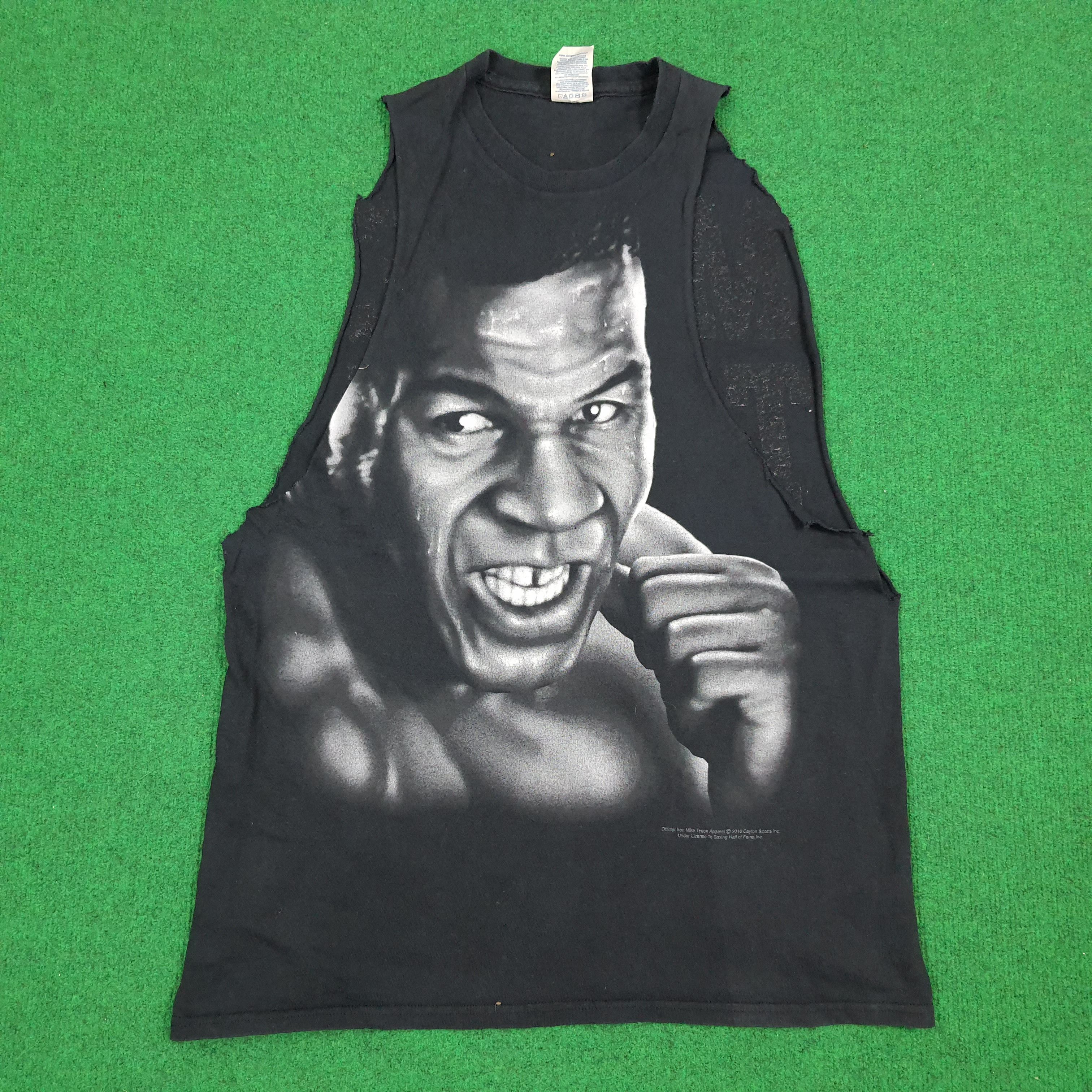 Vintage Vintage Mike Tyson Official Apparel Boxing Tank Top Size US M / EU 48-50 / 2 - 1 Thumbnail