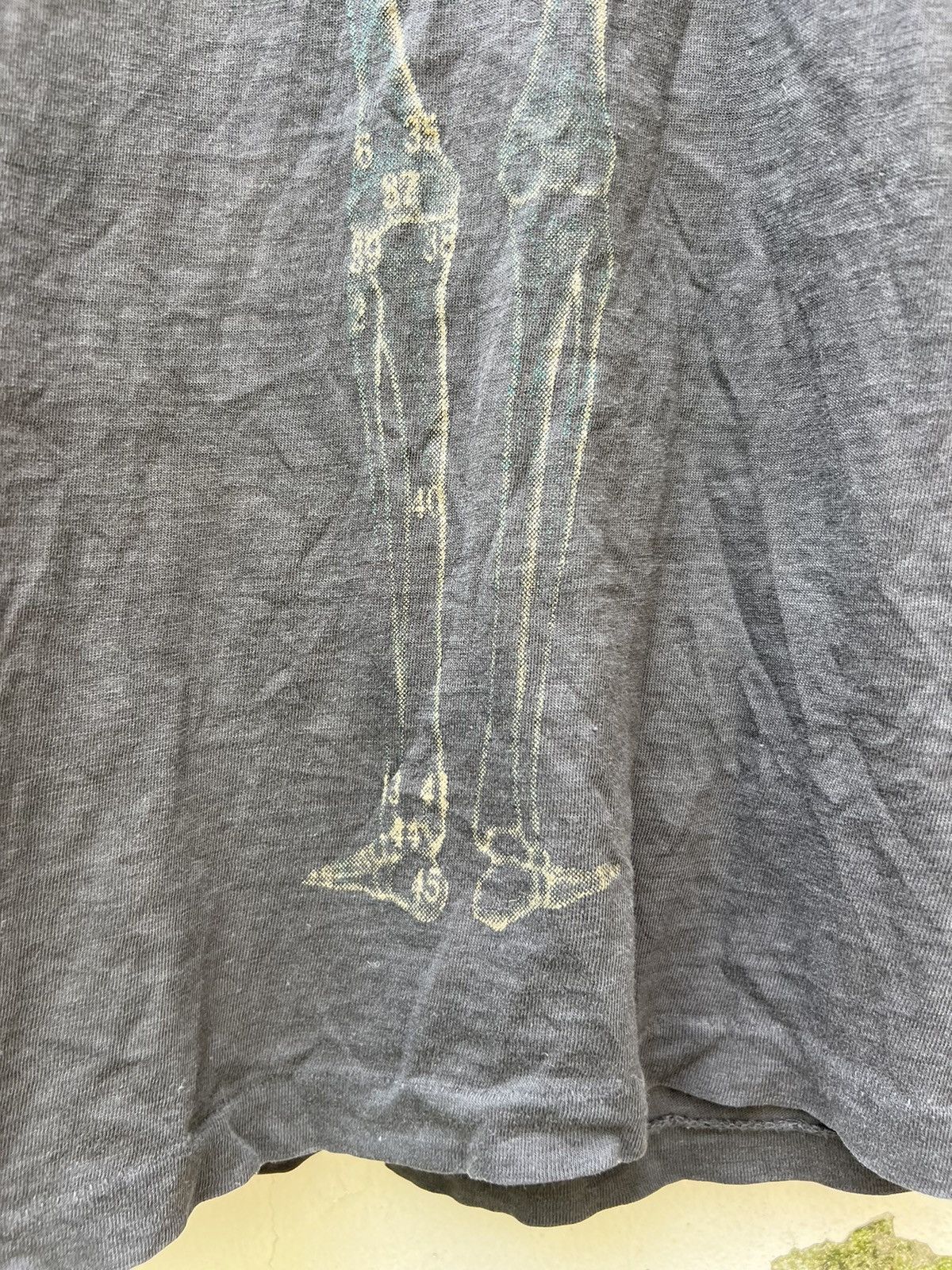 Vintage Vintage Coup D Etat Skeleton Xray Sun Faded Black t shirt Size US M / EU 48-50 / 2 - 17 Thumbnail