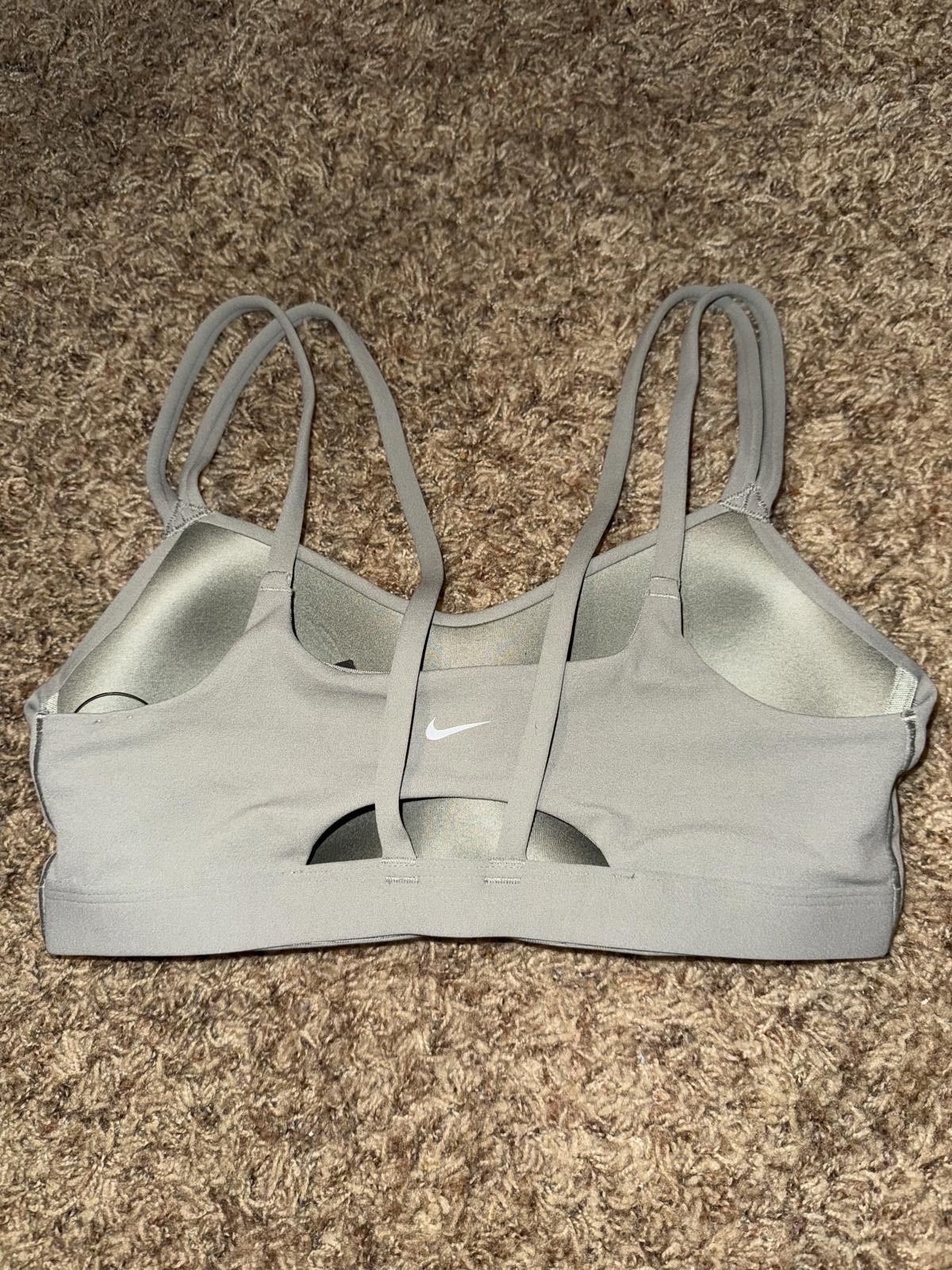 Nike Nike Zenvy Strappy Women's Light- Support Padded Sports Bra Size ONE SIZE - 1 Thumbnail