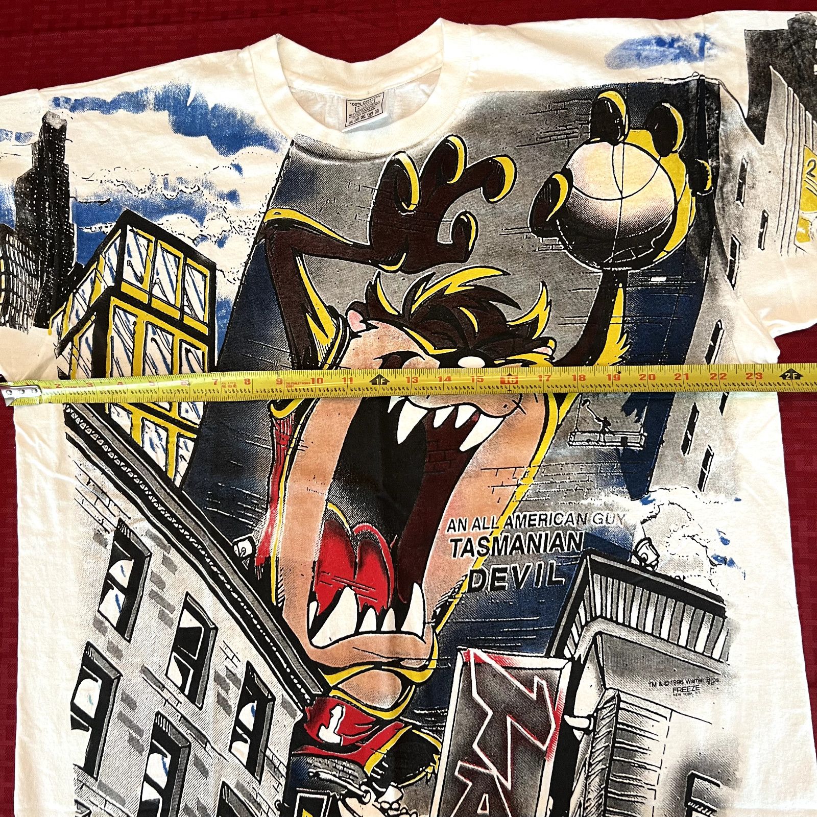 Other Taz Tasmanian Devil basketball city 2 sided modern aop shirt Size US XL / EU 56 / 4 - 3 Thumbnail