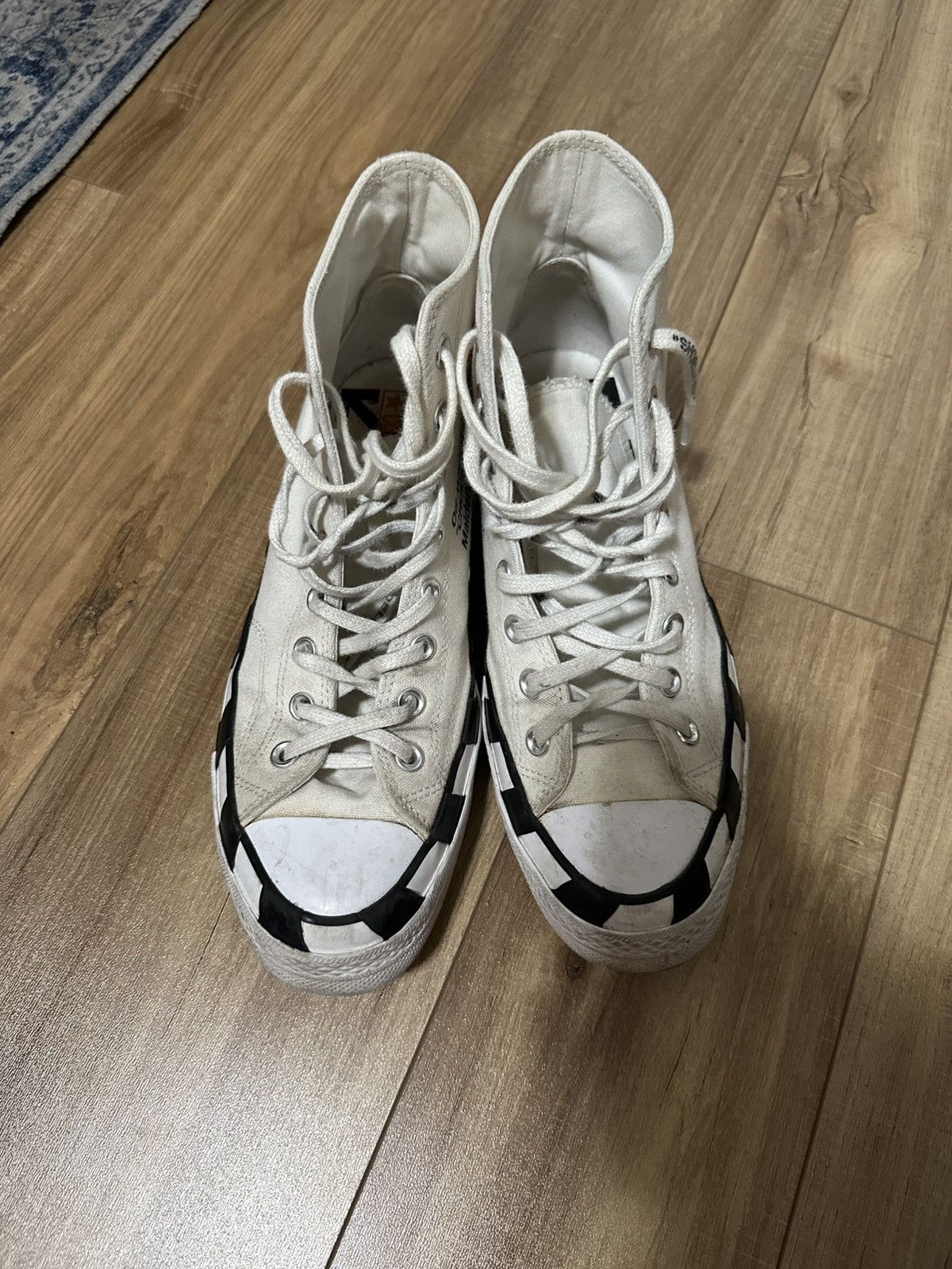 Converse × Off-White Off white converse Size US 8.5 / EU 41-42 - 4 Thumbnail