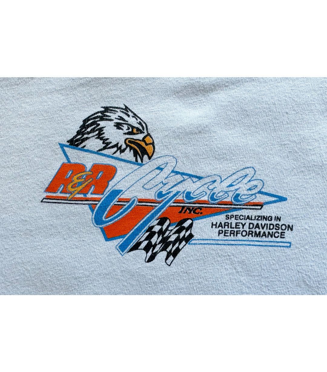 Vintage 90's Vintage R&R Cycle Inc. T-Shirt Size US XL / EU 56 / 4 - 5 Thumbnail