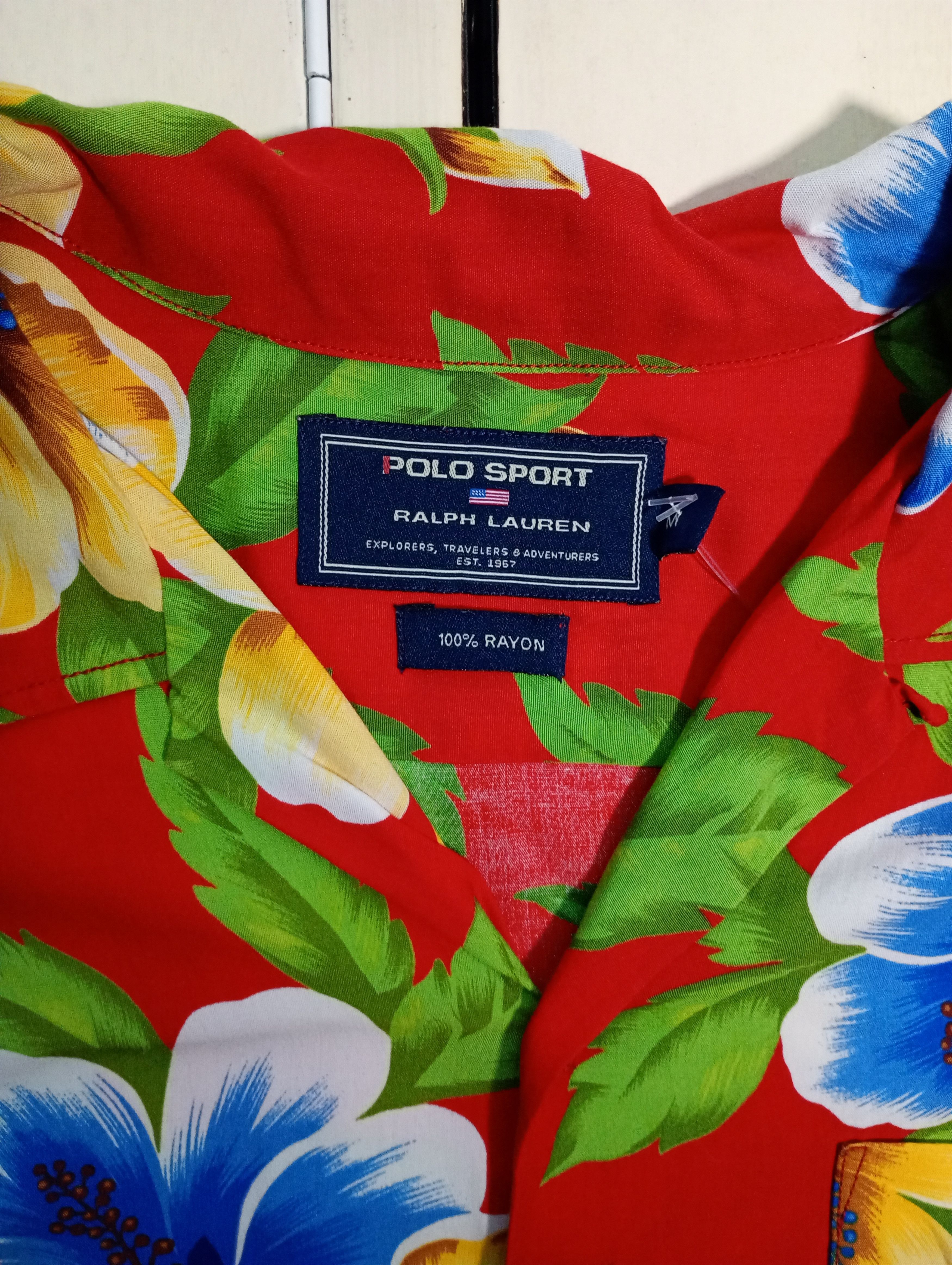 Ralph Lauren Ralph Lauren Polo Sport Hawaiian Shirt Vintage Size US M / EU 48-50 / 2 - 5 Thumbnail