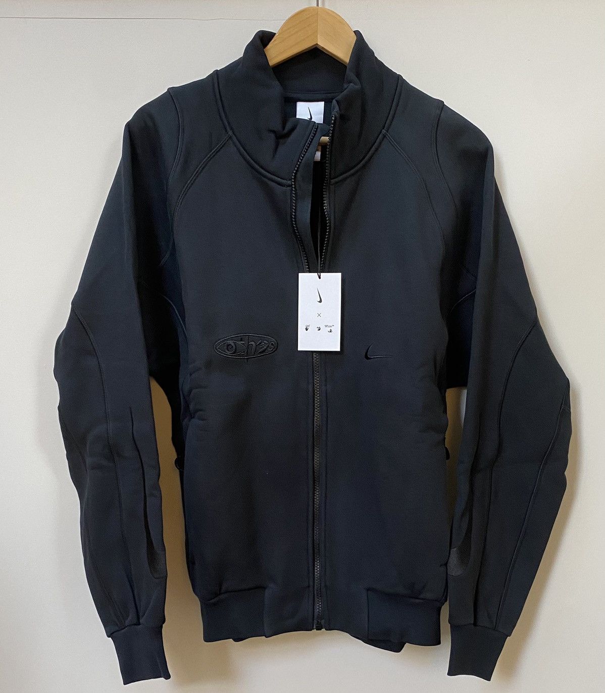 image of Nike X Off-White Track Jacket Black, Men's (Size XS)