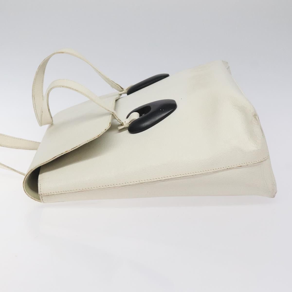 Gucci GUCCI Tote Bag Leather White Silver Size ONE SIZE - 5 Thumbnail