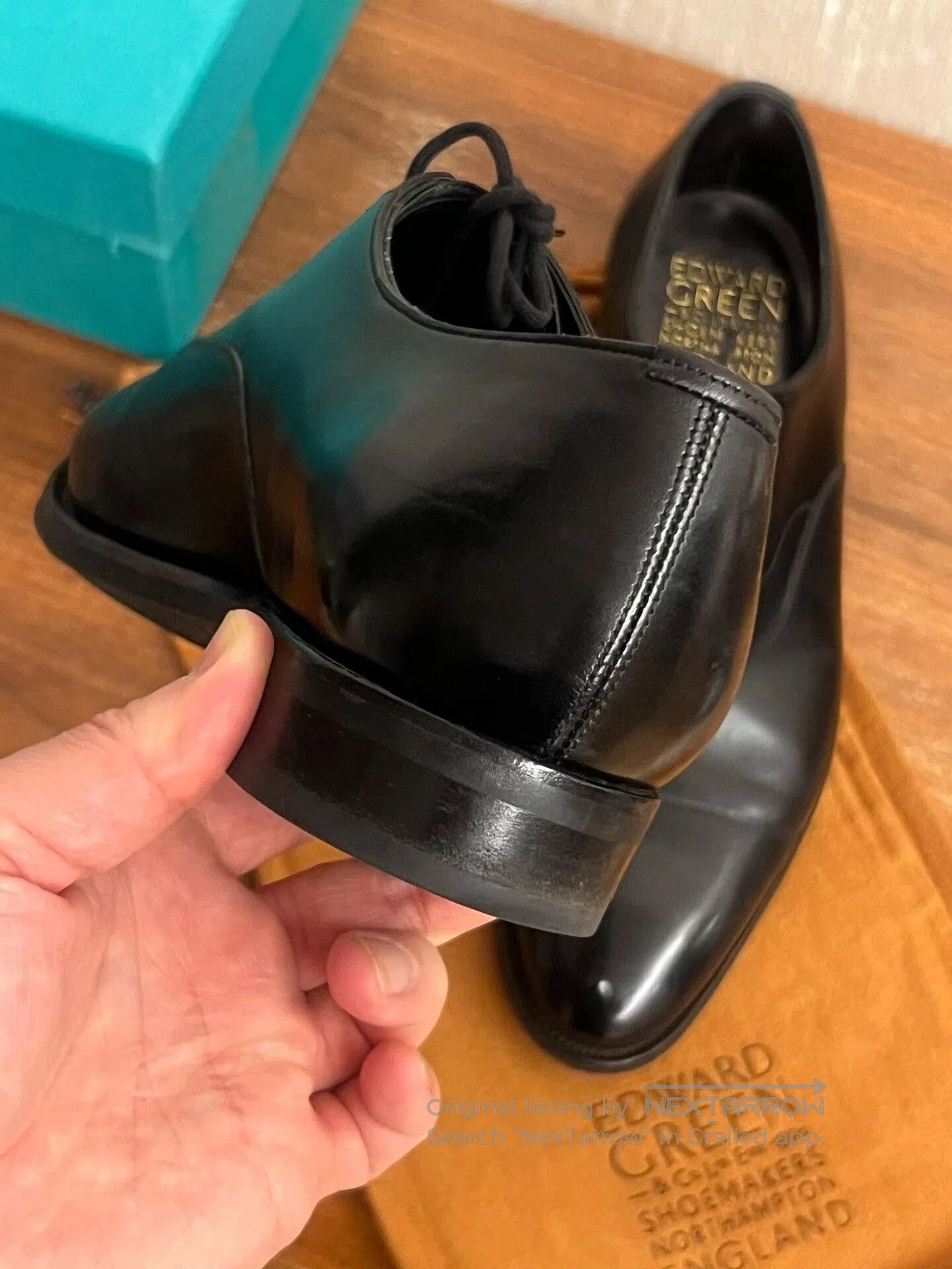 Edward Green Edward Green Black Oxford Shoes. Size US 8.5 / EU 41-42 - 3 Thumbnail