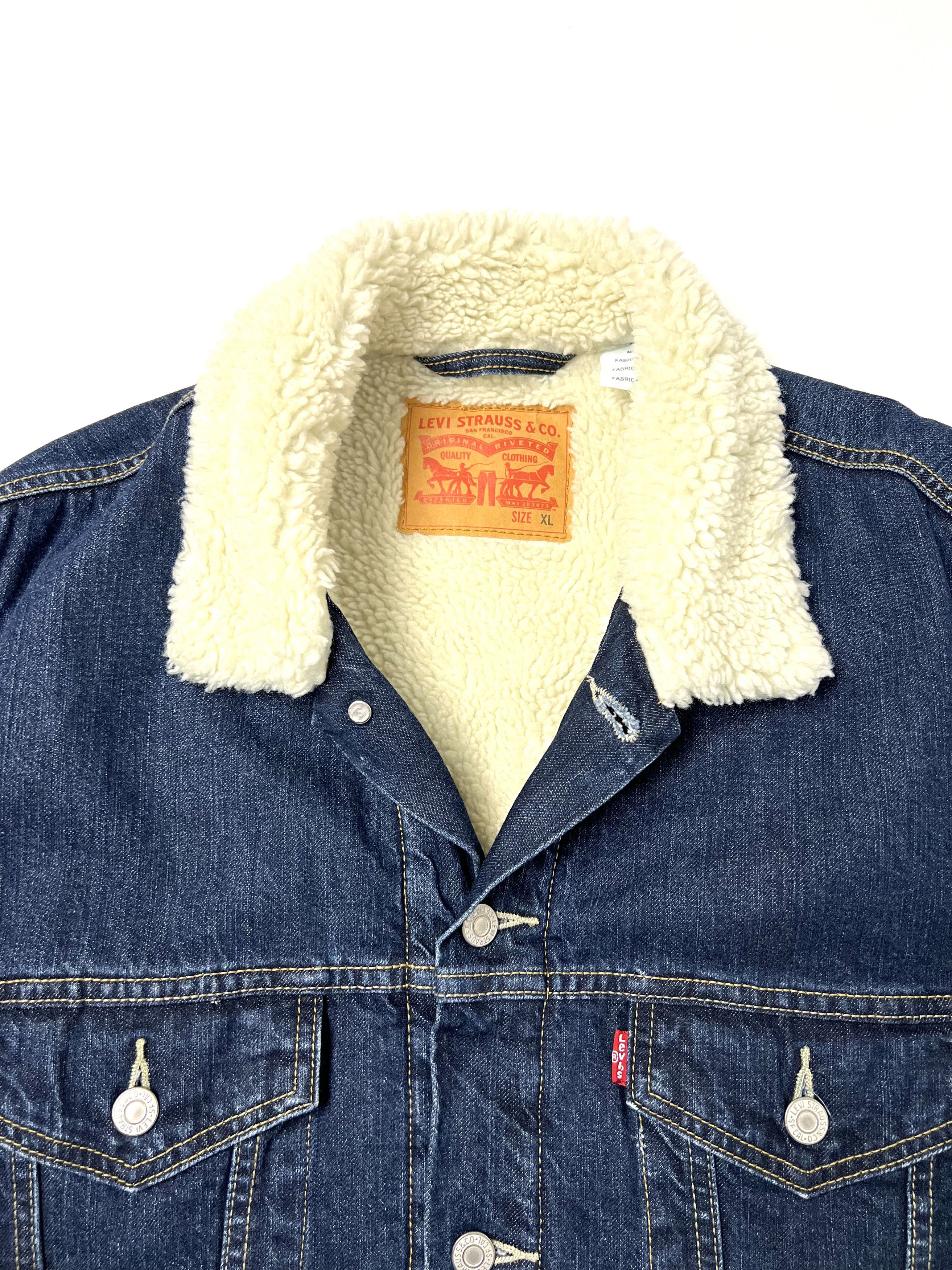 Levi's LEVI'S SHERPA LINED DENIM TRUCKER JACKET SIZE XL Size US XL / EU 56 / 4 - 13 Thumbnail