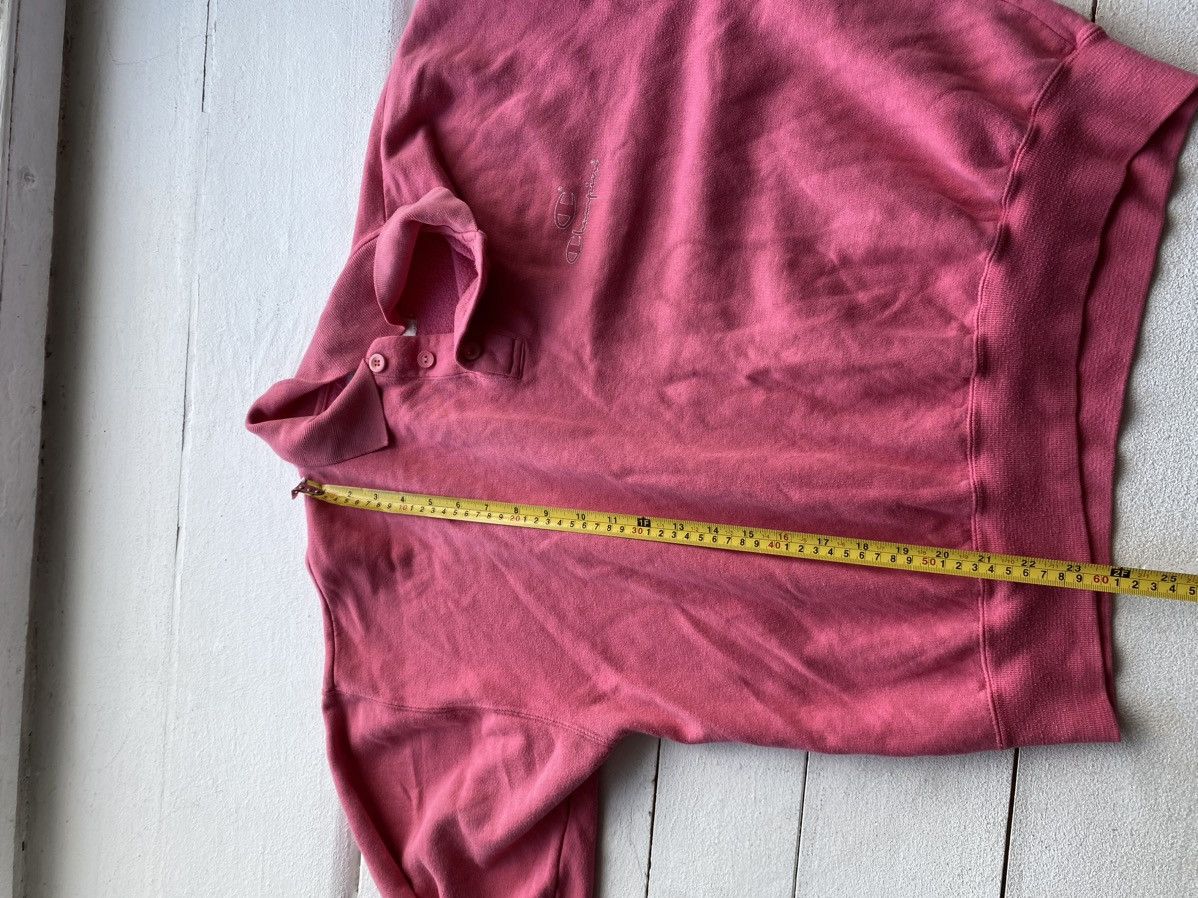 Champion × Vintage 🔥80s Champion Usa Know Now Pink Button Sweatshirt Mens Rare Size US L / EU 52-54 / 3 - 7 Thumbnail