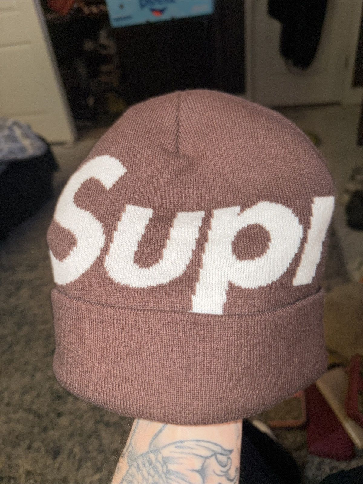 Supreme Supreme beanie 2025/26 brown Size ONE SIZE - 3 Thumbnail