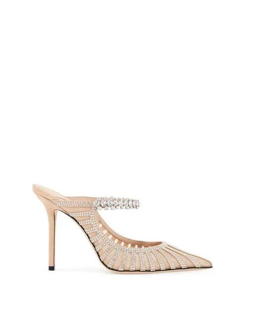 Jimmy Choo o1s22i1n1024 Bing 100 Mules in Pink Size US 9 / IT 39 - 1 Thumbnail