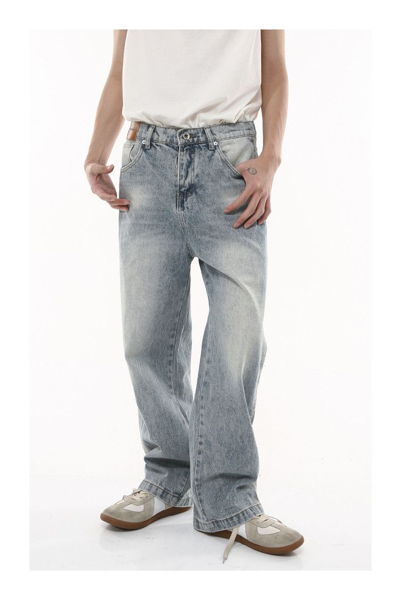 Vintage Men's American Retro Distressed Washed Jeans Size US 32 / EU 48 - 2 Thumbnail