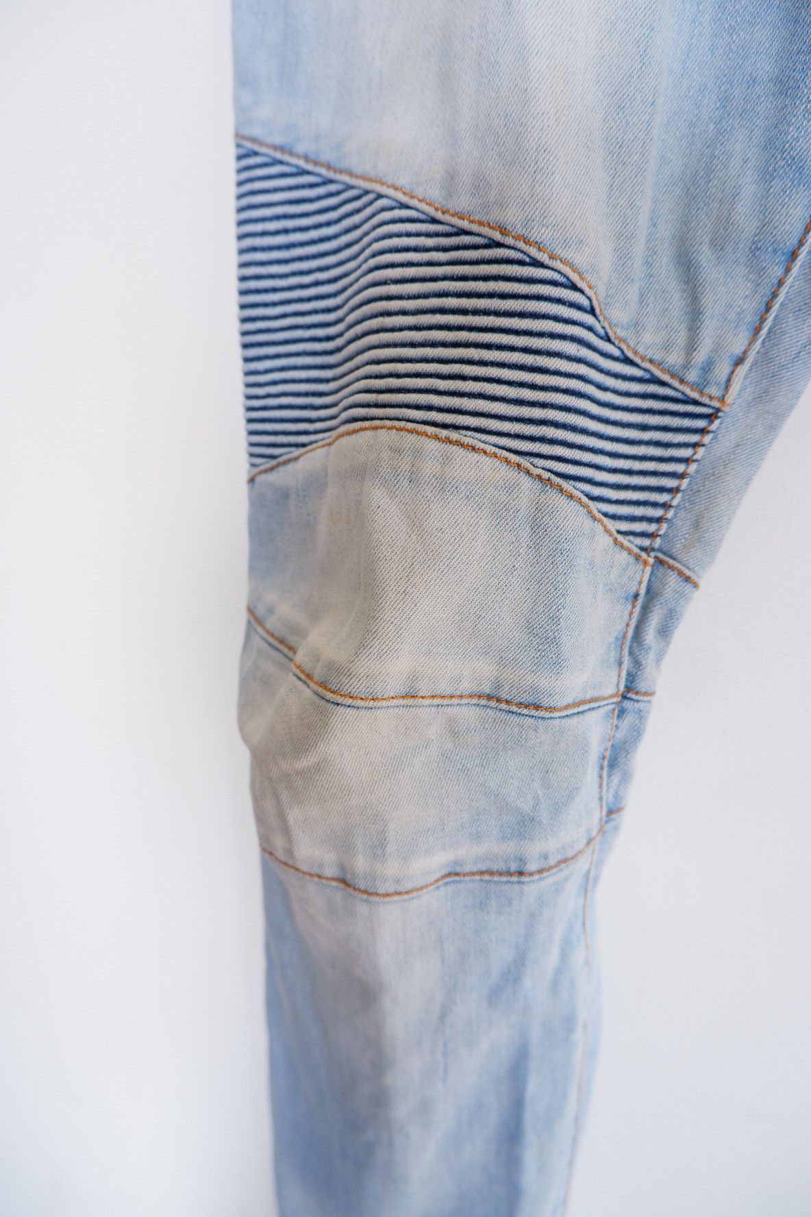 Balmain Balmain Decarnine SS2014 Distressed Biker Jeans Size US 34 / EU 50 - 5 Thumbnail