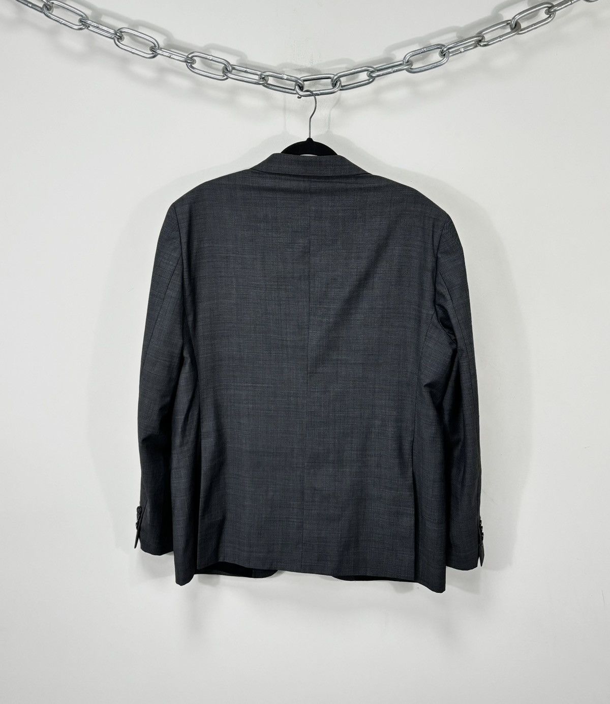 Eredipisano Eredi Pisano Loro Piana Zelander Wool Gray Blazer Jacket Size 44R - 3 Thumbnail