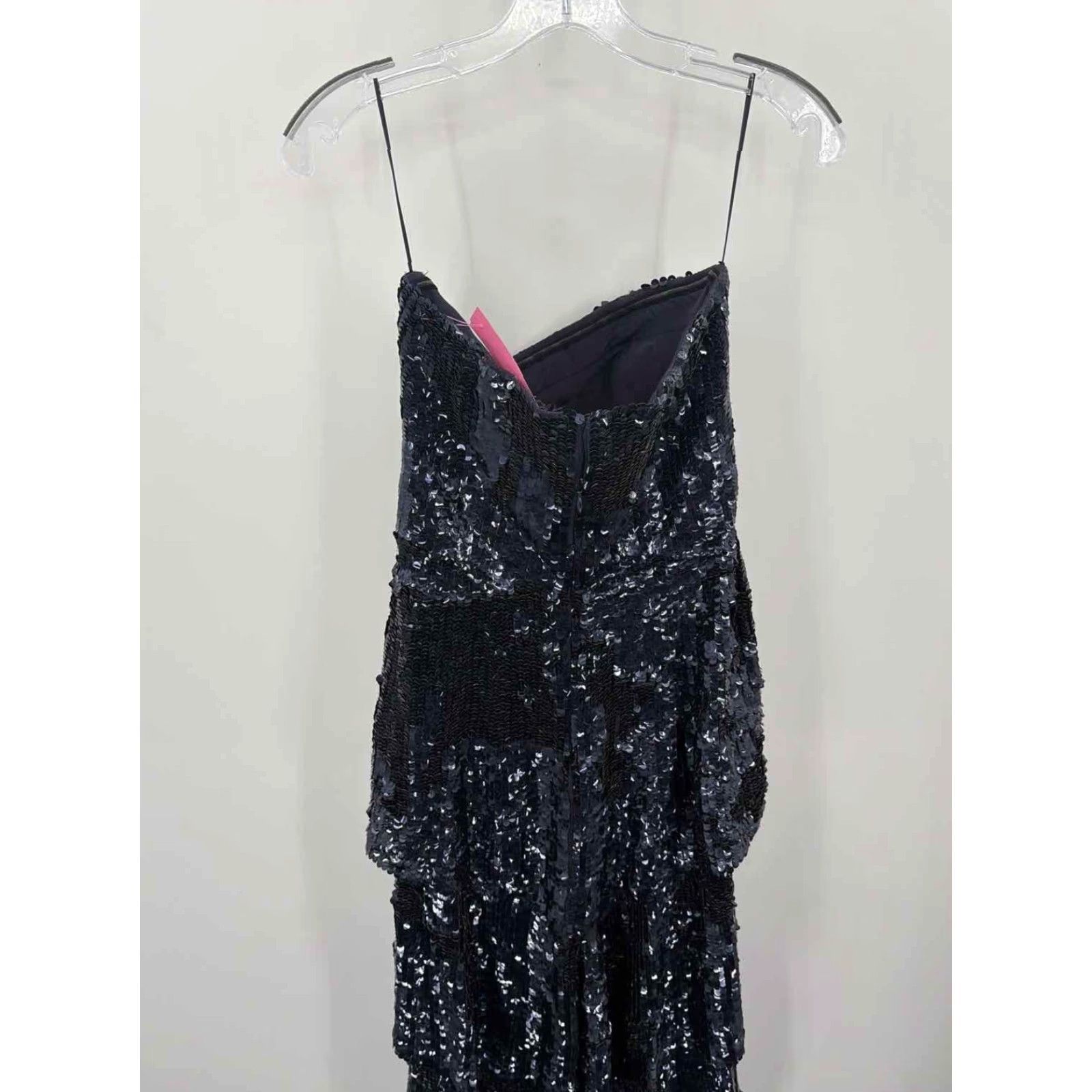 Vintage Pre-Owned Osman Navy Strapless Jumpsuit Size 4 Sequin Size 27" / US 4 / IT 40 - 3 Thumbnail