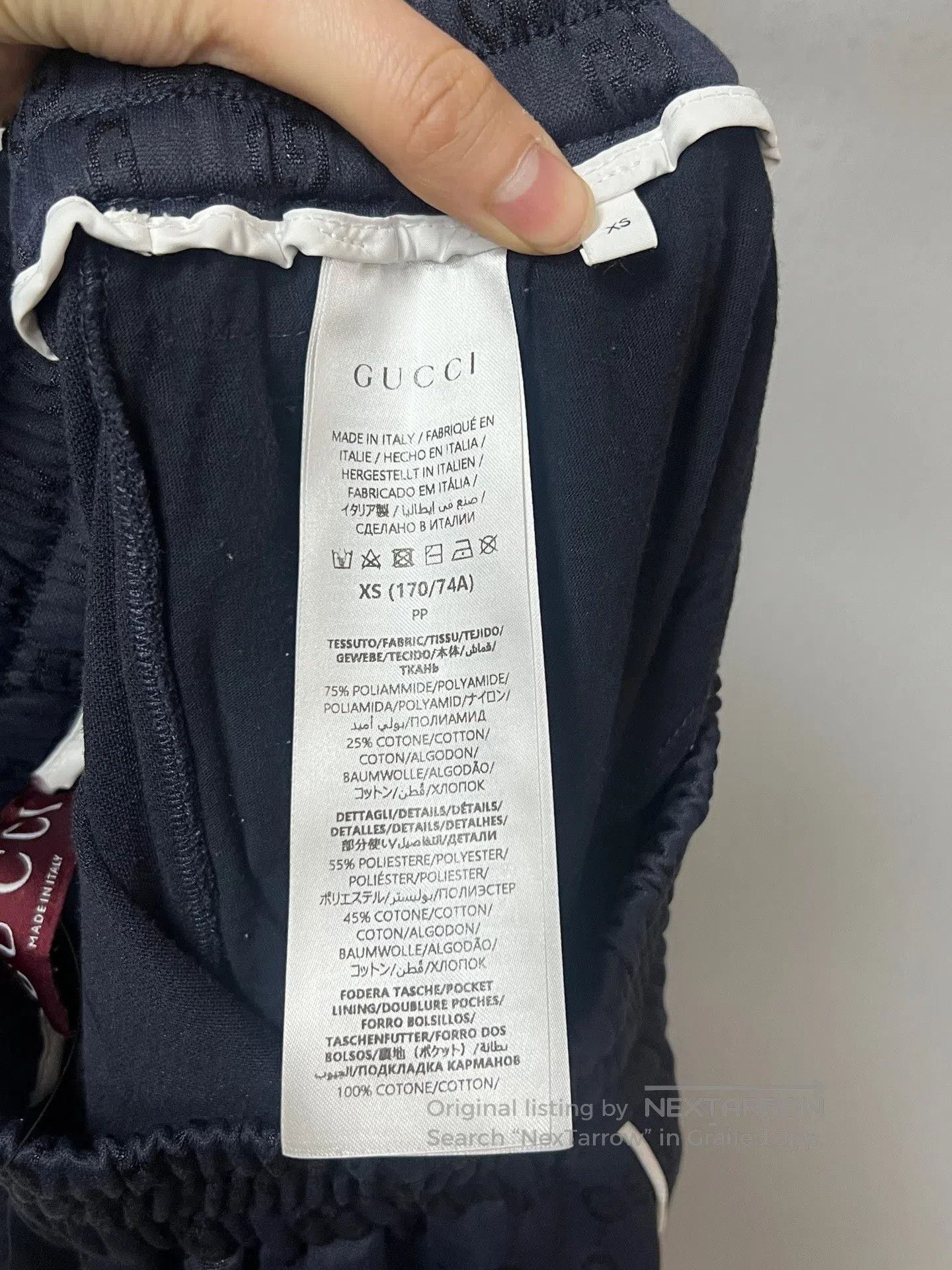 Gucci Guicci New Arrival All-Over Tone-on-Tone Print Sweatpants| Size US 30 / EU 46 - 4 Thumbnail