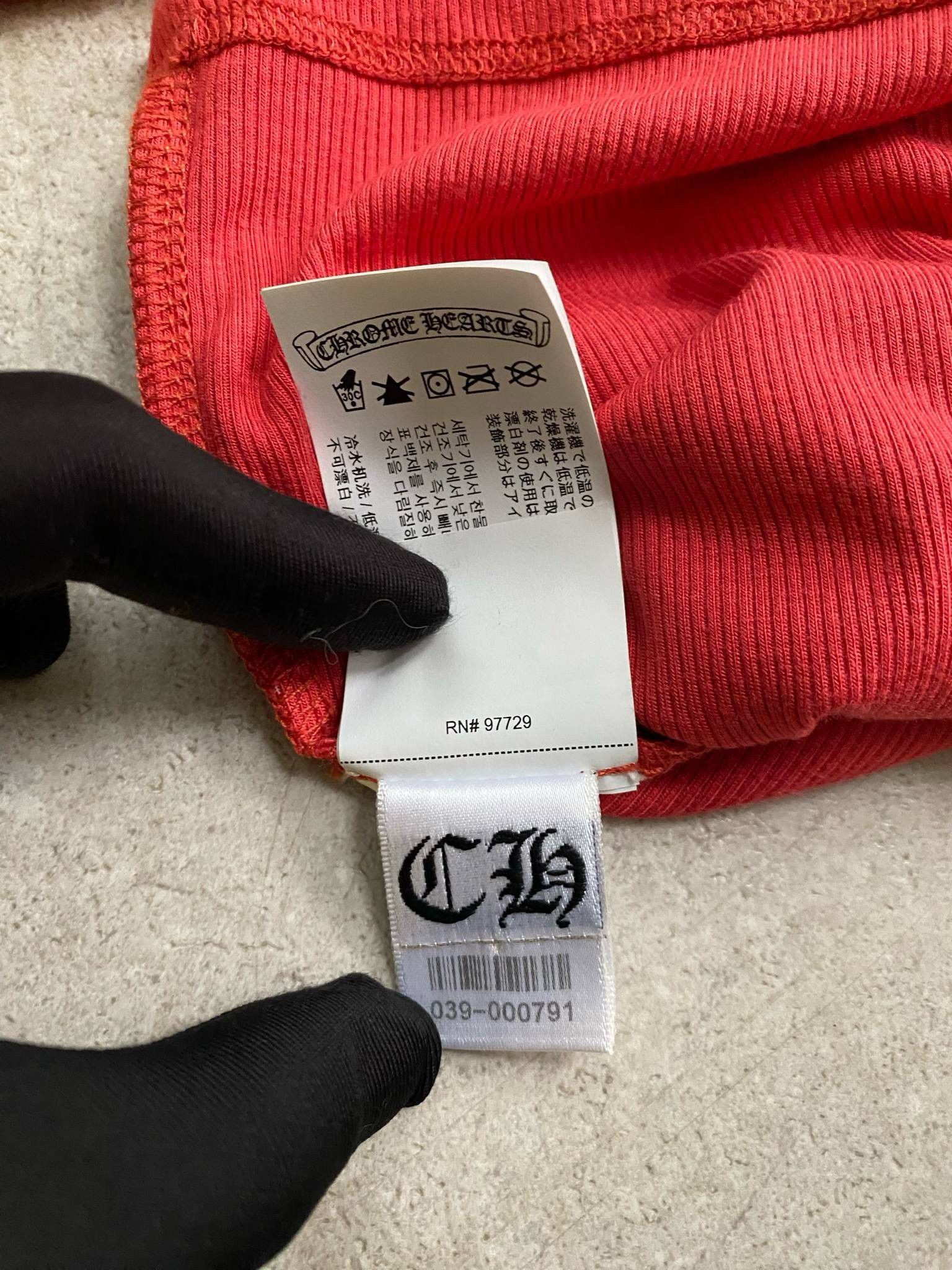 Chrome Hearts Chrome hearts Bad Seed CH embroidered red long sleeve Size S / US 4 / IT 40 - 4 Thumbnail