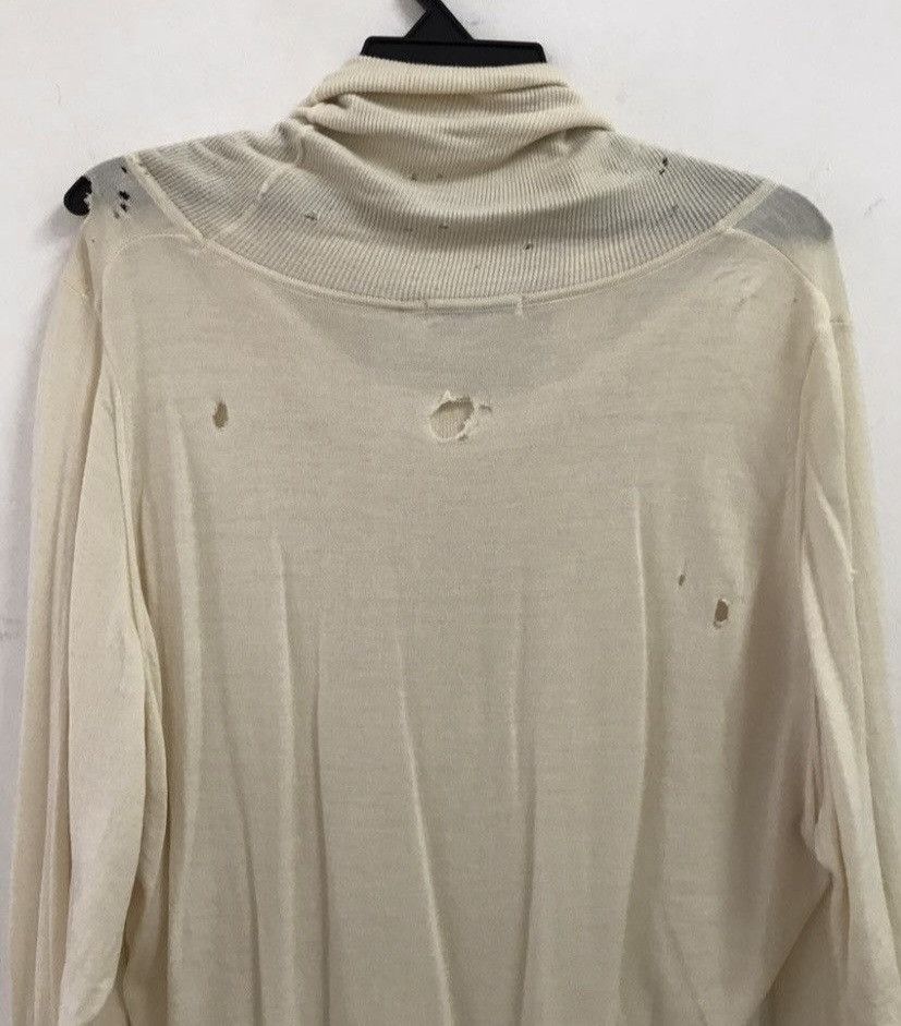 Issey Miyake ISSEY MIYAKE Turtleneck Soft Wool Knit Distressed Size US M / EU 48-50 / 2 - 5 Thumbnail