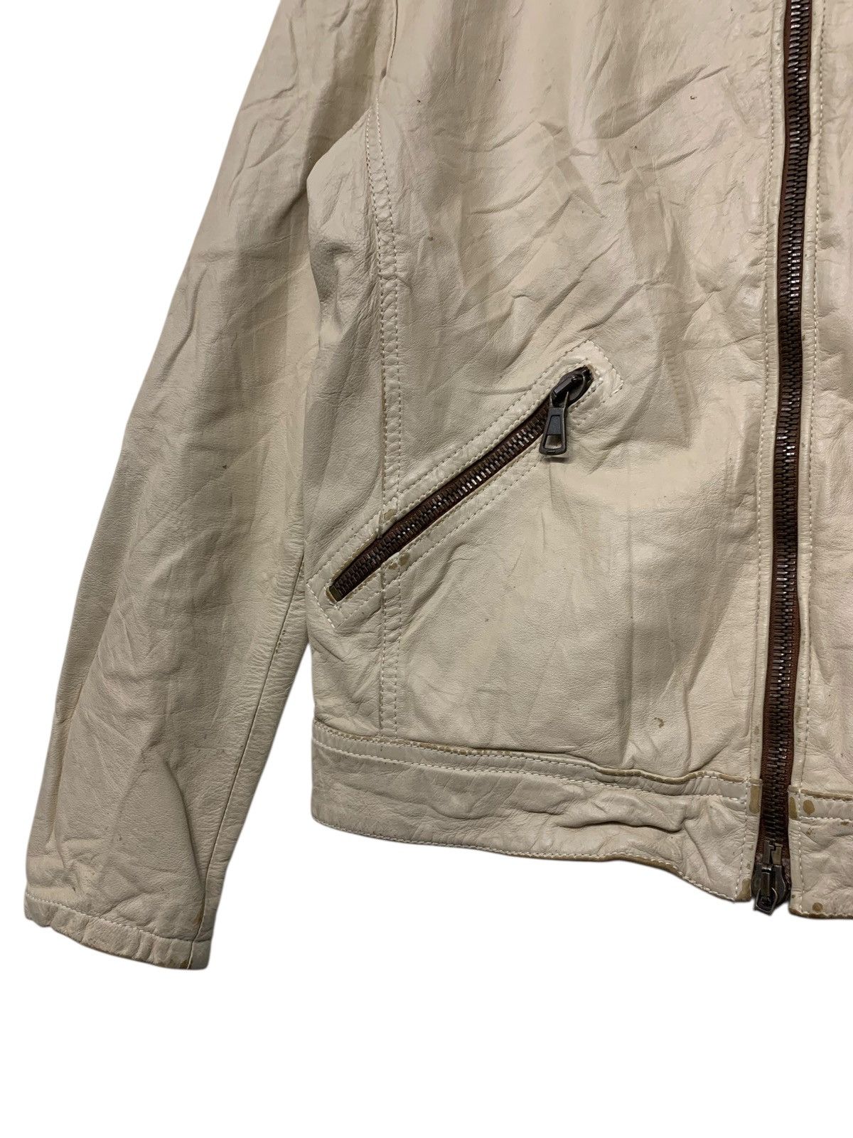 Genuine Leather × Leather Della Casa Marcello Pampaloni Leather Rider Jacket Size US M / EU 48-50 / 2 - 9 Thumbnail
