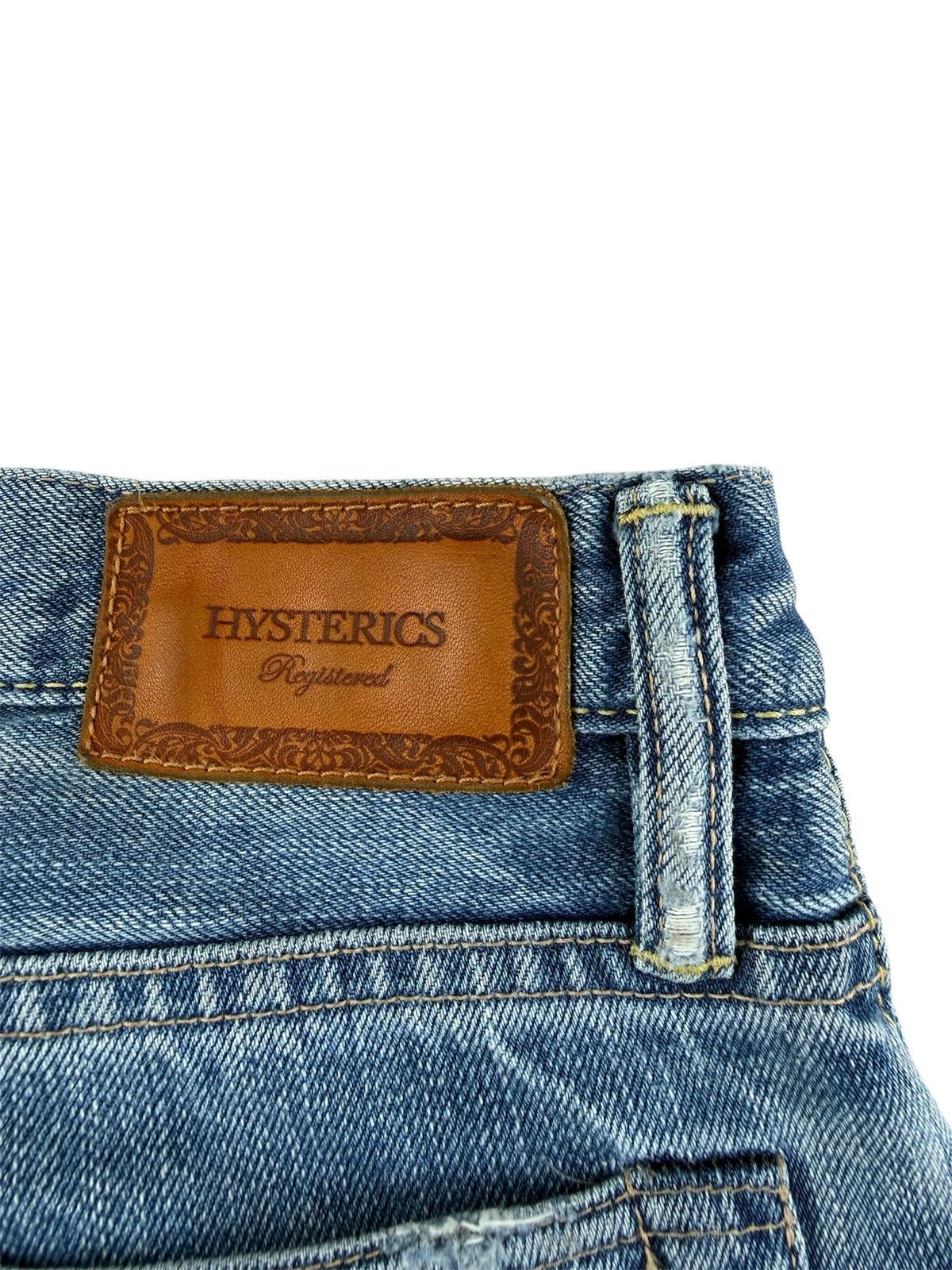 Hysteric Glamour HYSTERIC GLAMOUR SELVEDGE DISTRESSED STYLE JEANS Size US 33 - 10 Thumbnail