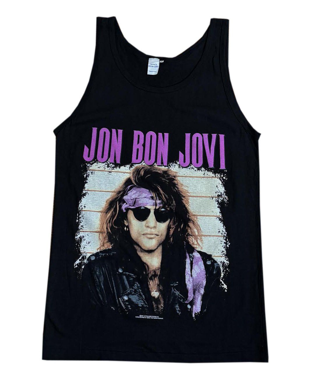 Vintage Vintage Bon Jovi 1991 Tank Top (Size M) Size US M / EU 48-50 / 2 - 1 Thumbnail