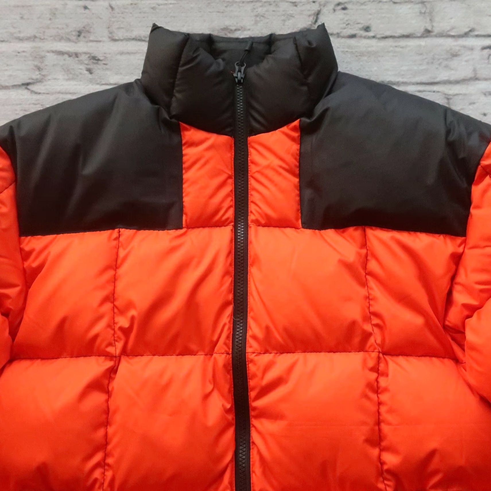 The North Face VINTAGE The North Face 700 Down Lhotse Puffer Jacket Mens Small Tangerine / Black Winter Coat Size US S / EU 44-46 / 1 - 3 Thumbnail