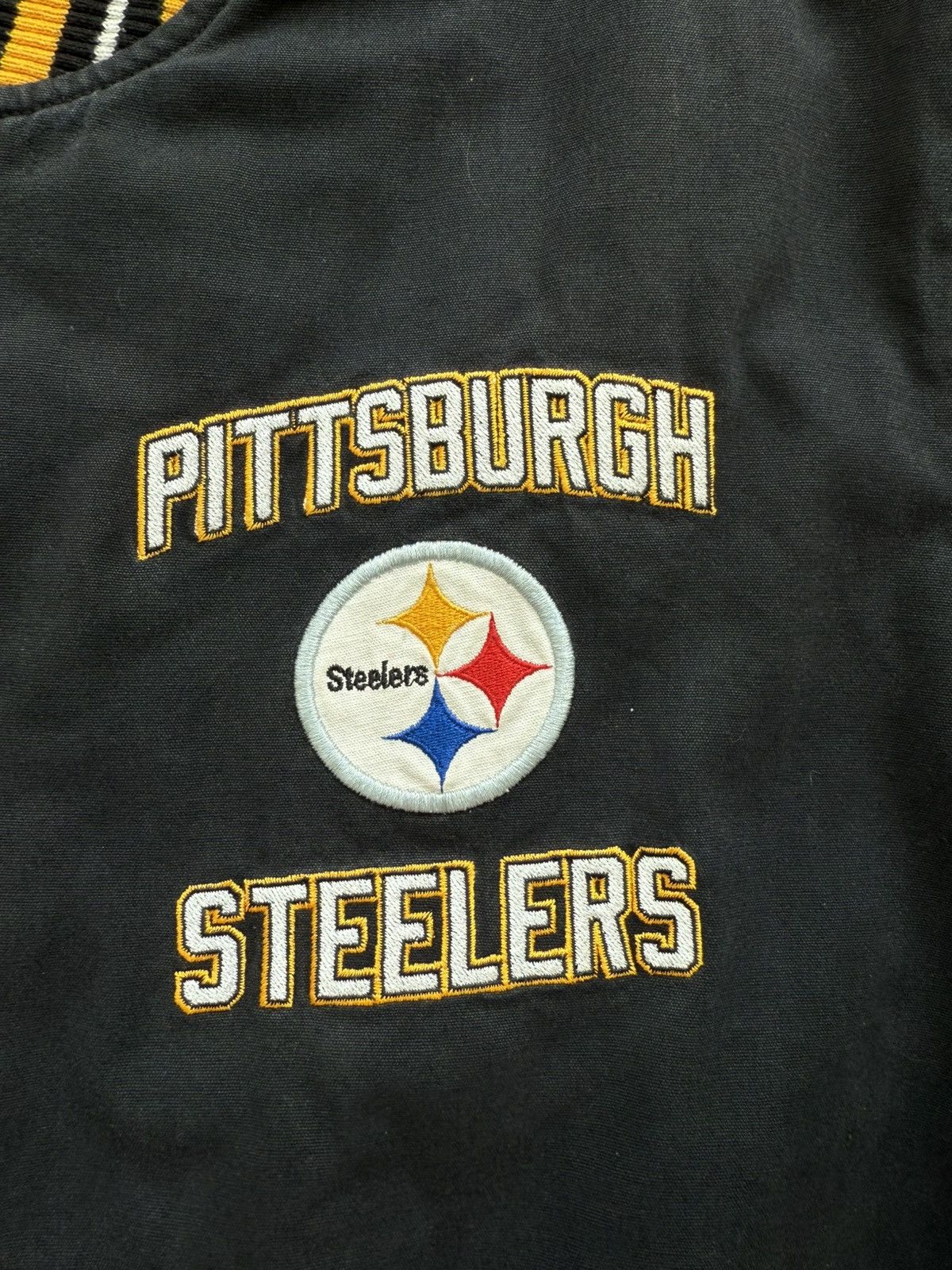 NFL Pittsburgh Steelers Letterman Varsity Super Bowl Jacket Size US XL / EU 56 / 4 - 5 Thumbnail
