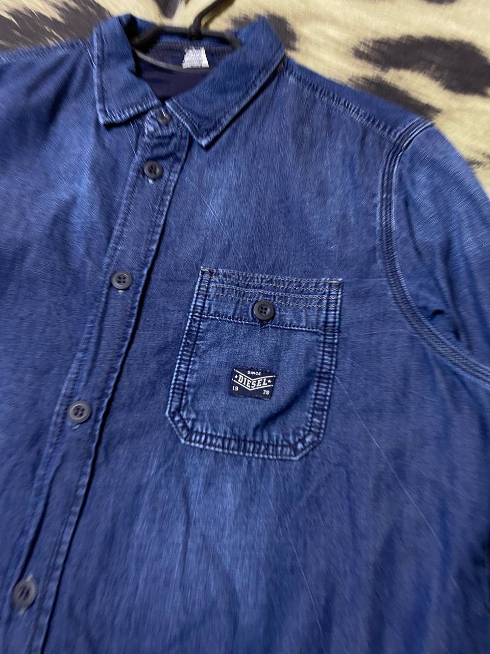 Diesel Diesel Dark Denim Long Sleeve button up. Used Size US L / EU 52-54 / 3 - 6 Thumbnail
