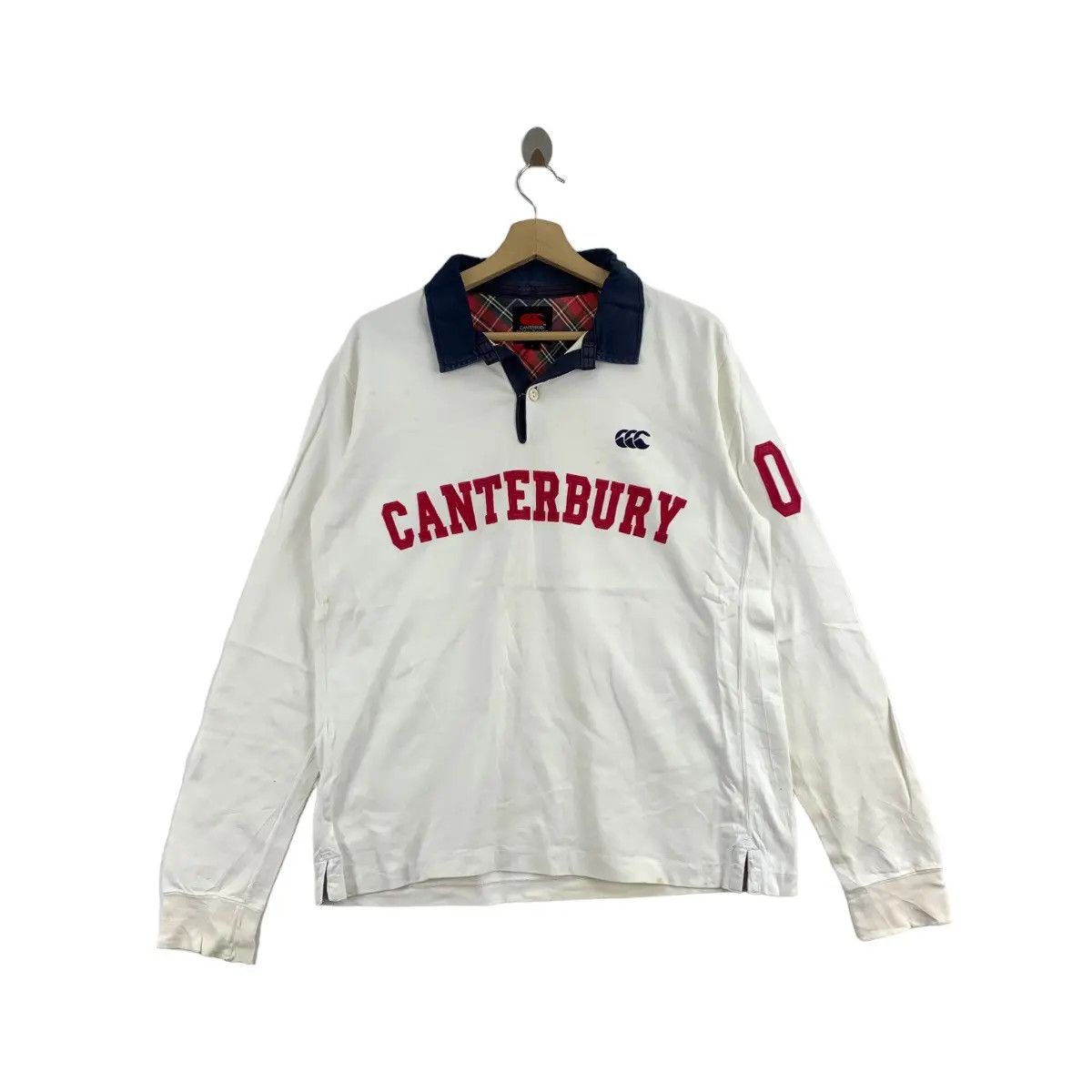 Canterbury of New Zealand Vtg CANTERBURY NEW ZEALAND 2004 Rugby Jersey Polo Tee Shirt Size US L / EU 52-54 / 3 - 1 Thumbnail