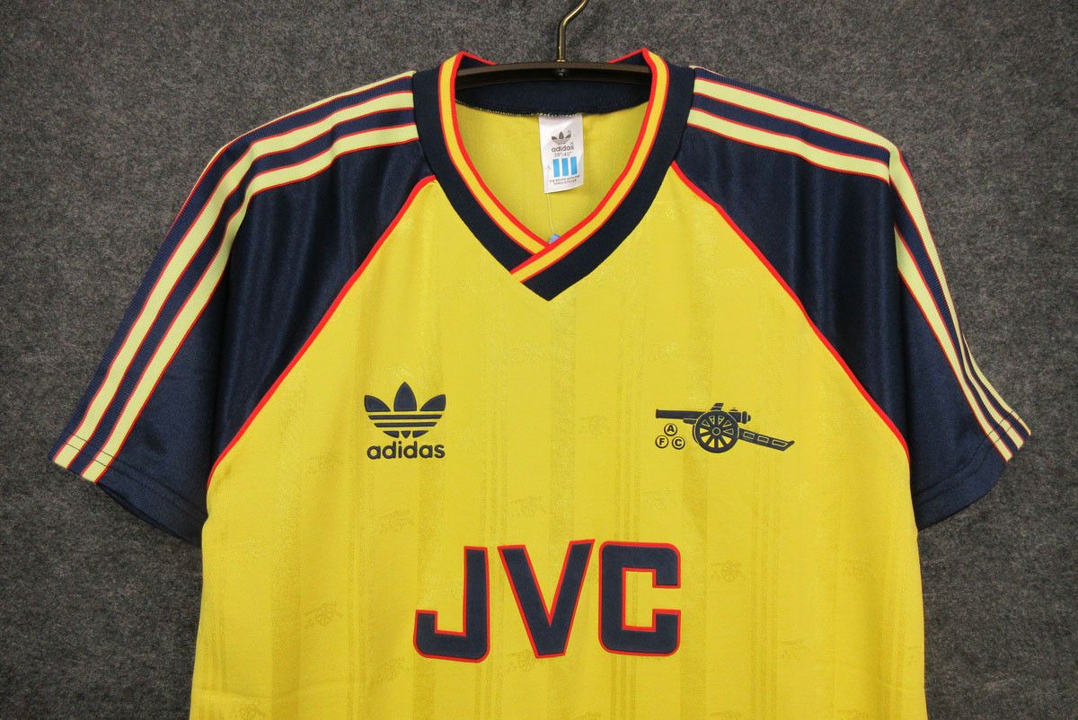 Adidas × Vintage Arsenal 1988-91 Away Football Shirt Retro Soccer Jersey Size US M / EU 48-50 / 2 - 2 Thumbnail