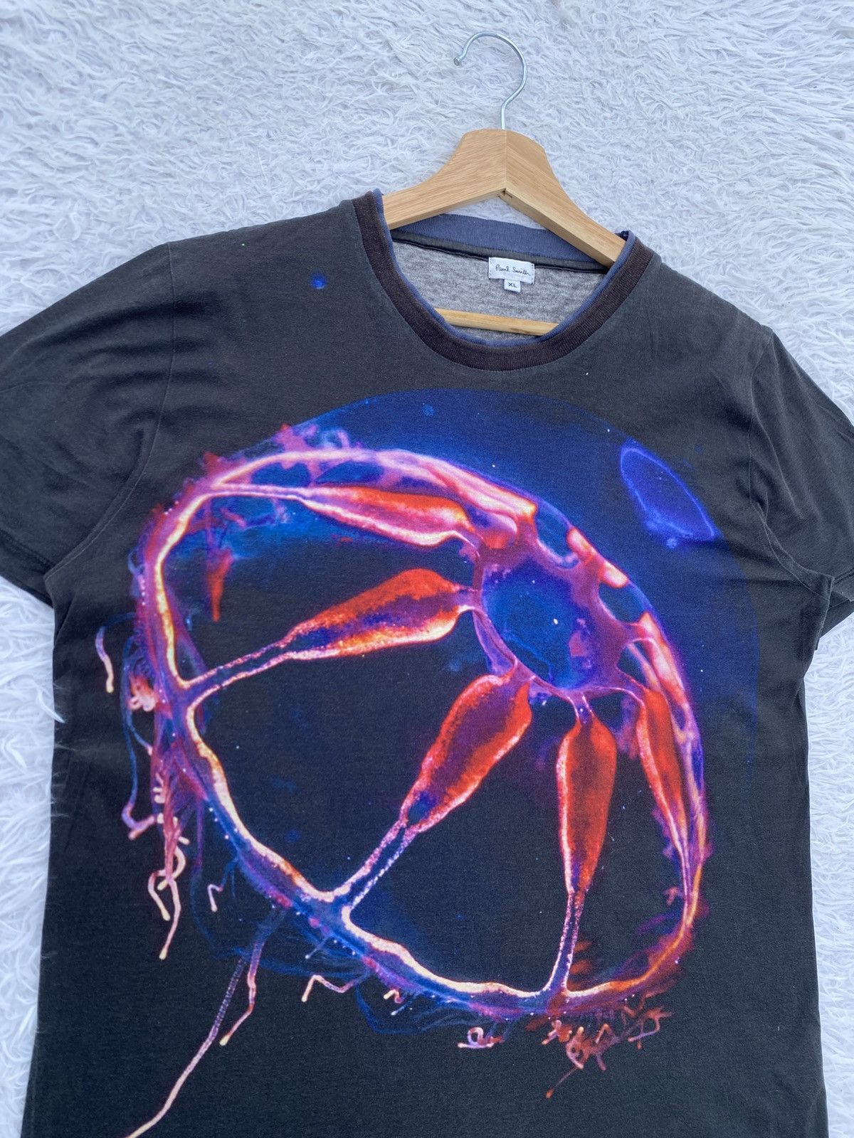 Paul Smith Rare Vintage 2009 Paul Smith Jelly Fish Design Tshirt Size US M / EU 48-50 / 2 - 5 Thumbnail