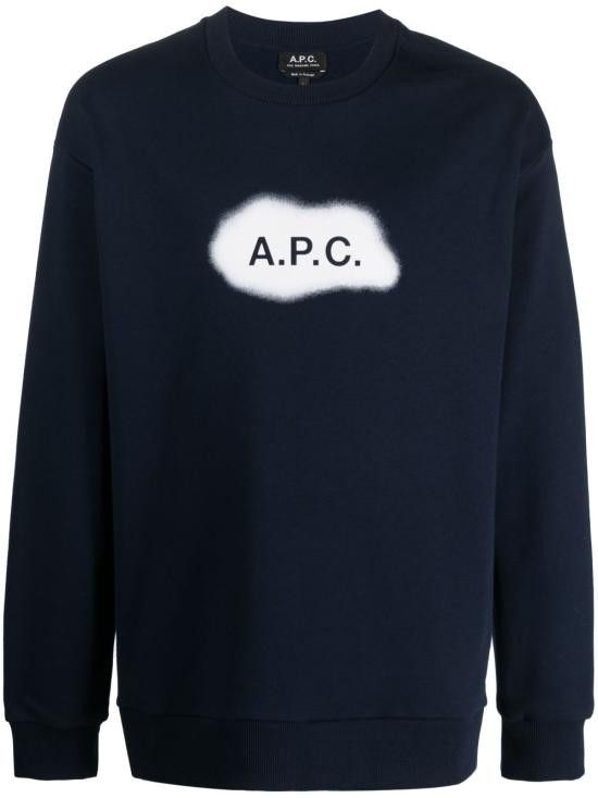 A.P.C. A.P.C. Men Hoodies COEIPH27825 IAK Blue Size US S / EU 44-46 / 1 - 1 Thumbnail
