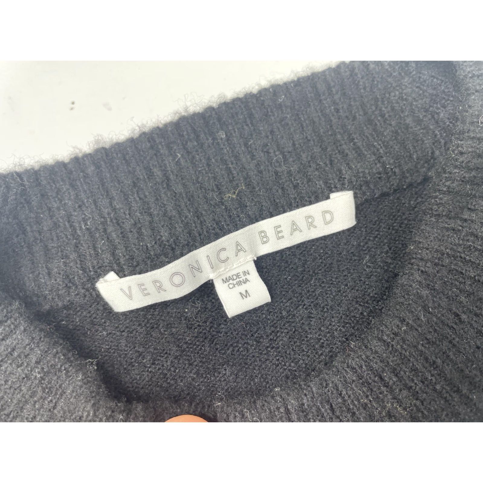 Veronica Beard Veronica Beard Sweater Pullover Wool Floral Medium Women Black M Size M / US 6-8 / IT 42-44 - 2 Thumbnail