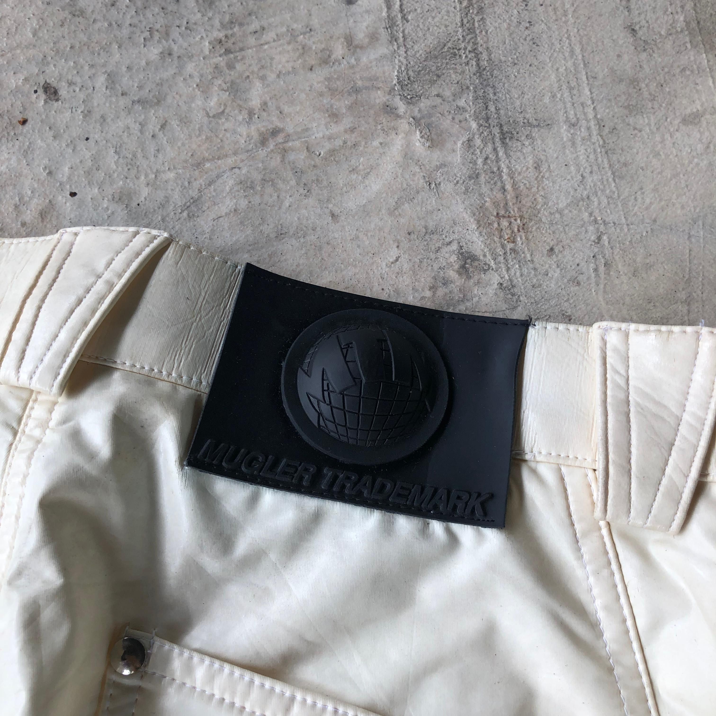 Thierry Mugler 1980s Thierry Mugler Leather Pants Size US 29 - 8 Thumbnail
